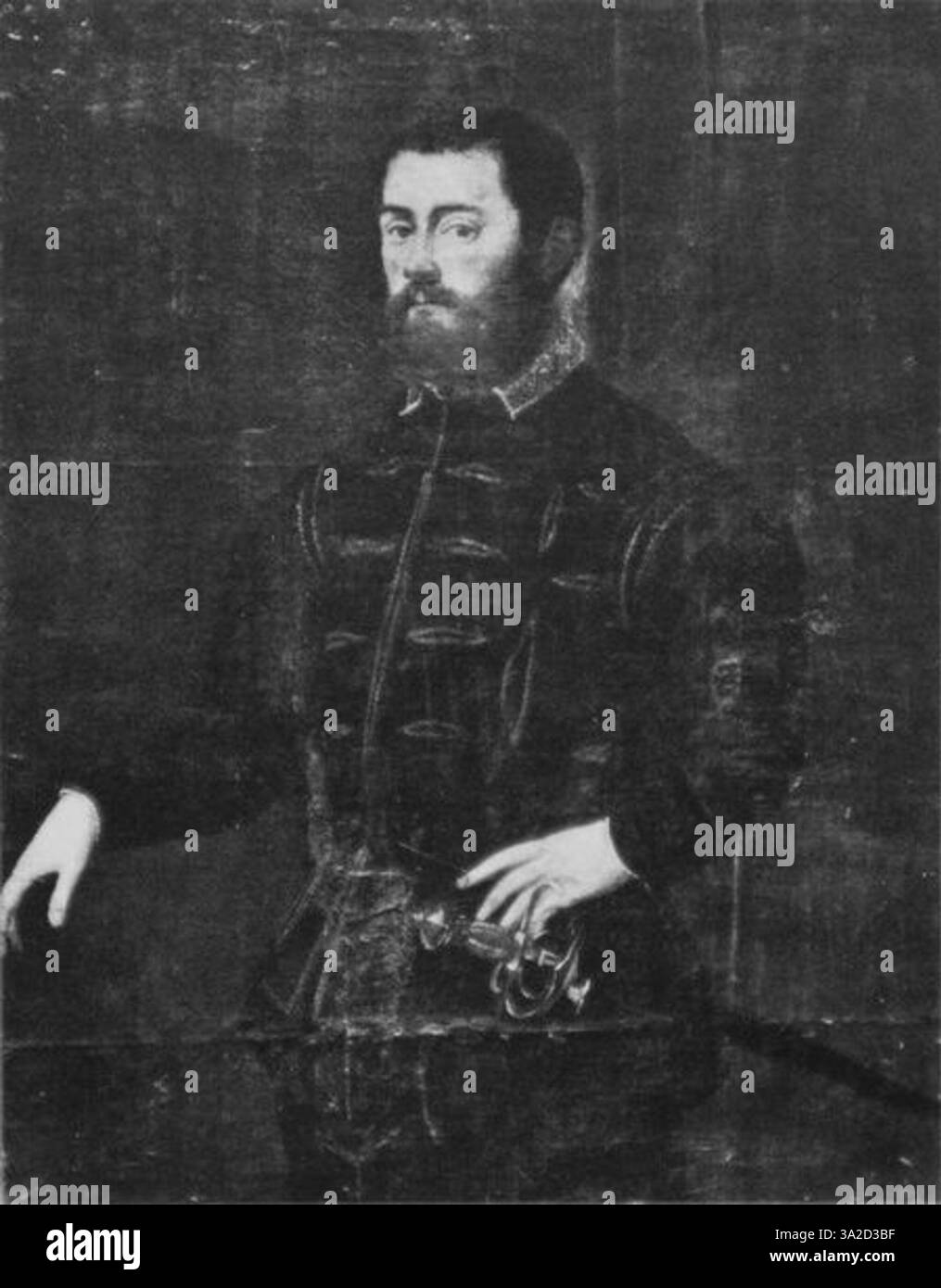 Questo dipinto di Jacopo Tintoretto mette in mostra la sua maestria nella composizione dinamica e nell'illuminazione drammatica, caratteristiche chiave del suo lavoro. Nota per le sue vivide raffigurazioni di soggetti religiosi e storici, l'arte del Tintoretto incarna l'energia e l'emozione del periodo rinascimentale. Foto Stock