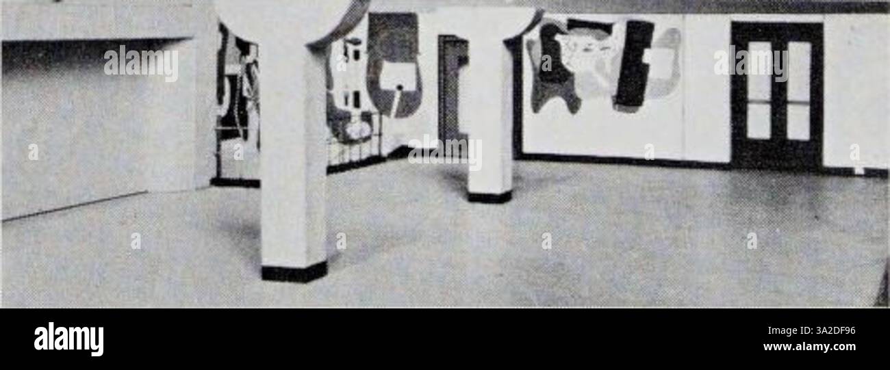 Questo lavoro di Arshile Gorky combina forme organiche e colori vividi, esplorando temi di profondità emotiva e psicologica attraverso astrazione surreale. Foto Stock