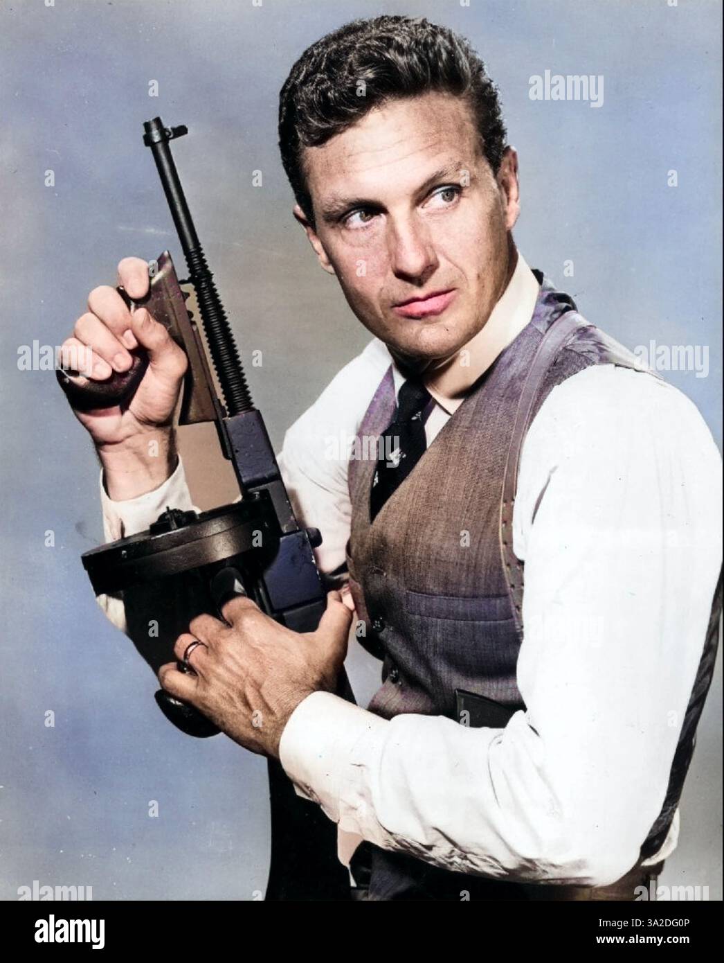 THE UNTOUCHABLES 1959-1963 serie televisiva ABC con Robert Stack nel ruolo di Eliot Ness Foto Stock