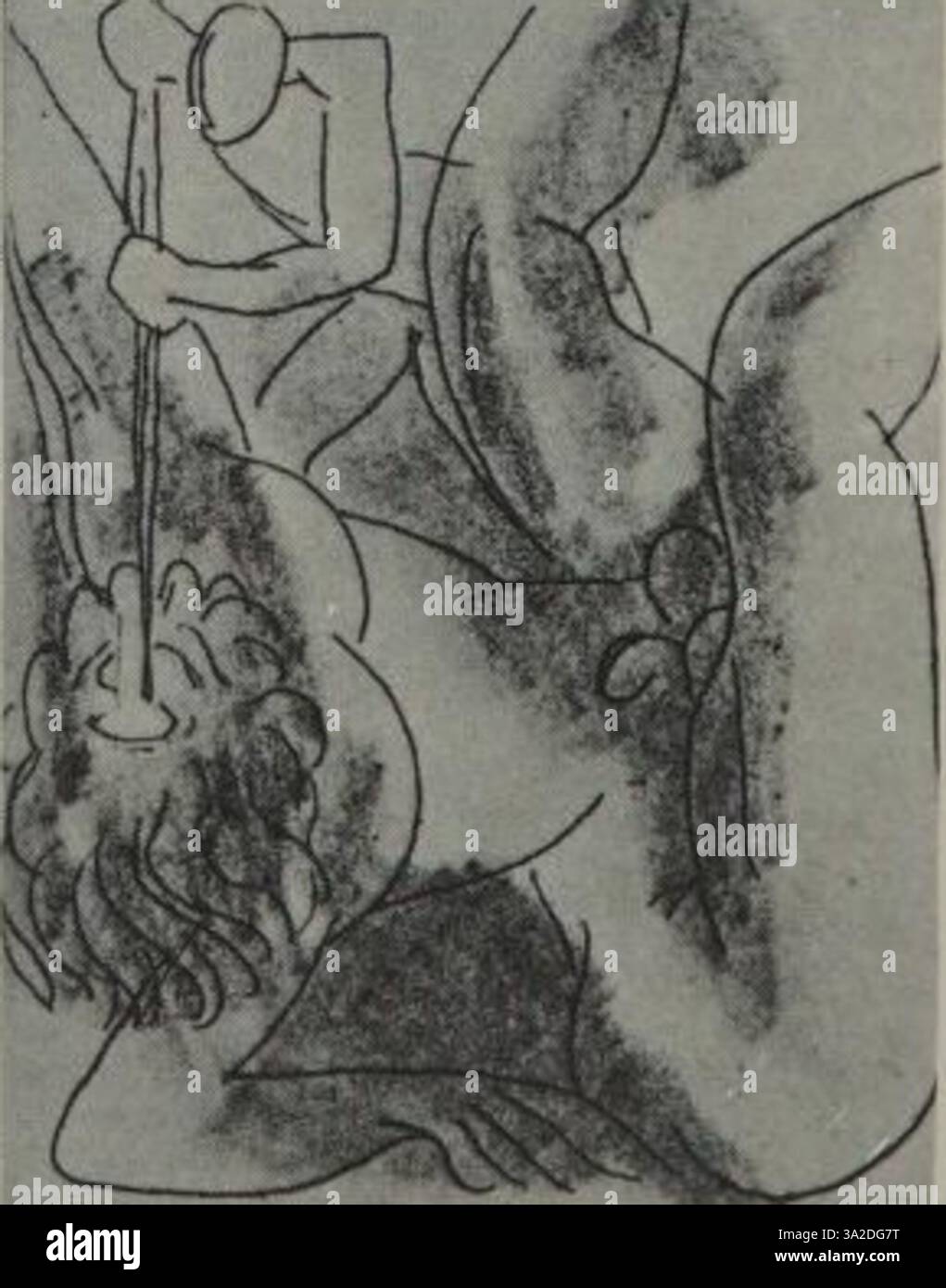 G17 presenta una miscela armoniosa di forme organiche e colori brillanti e audaci, con curve ampie che suggeriscono movimento e flusso visivo. Foto Stock