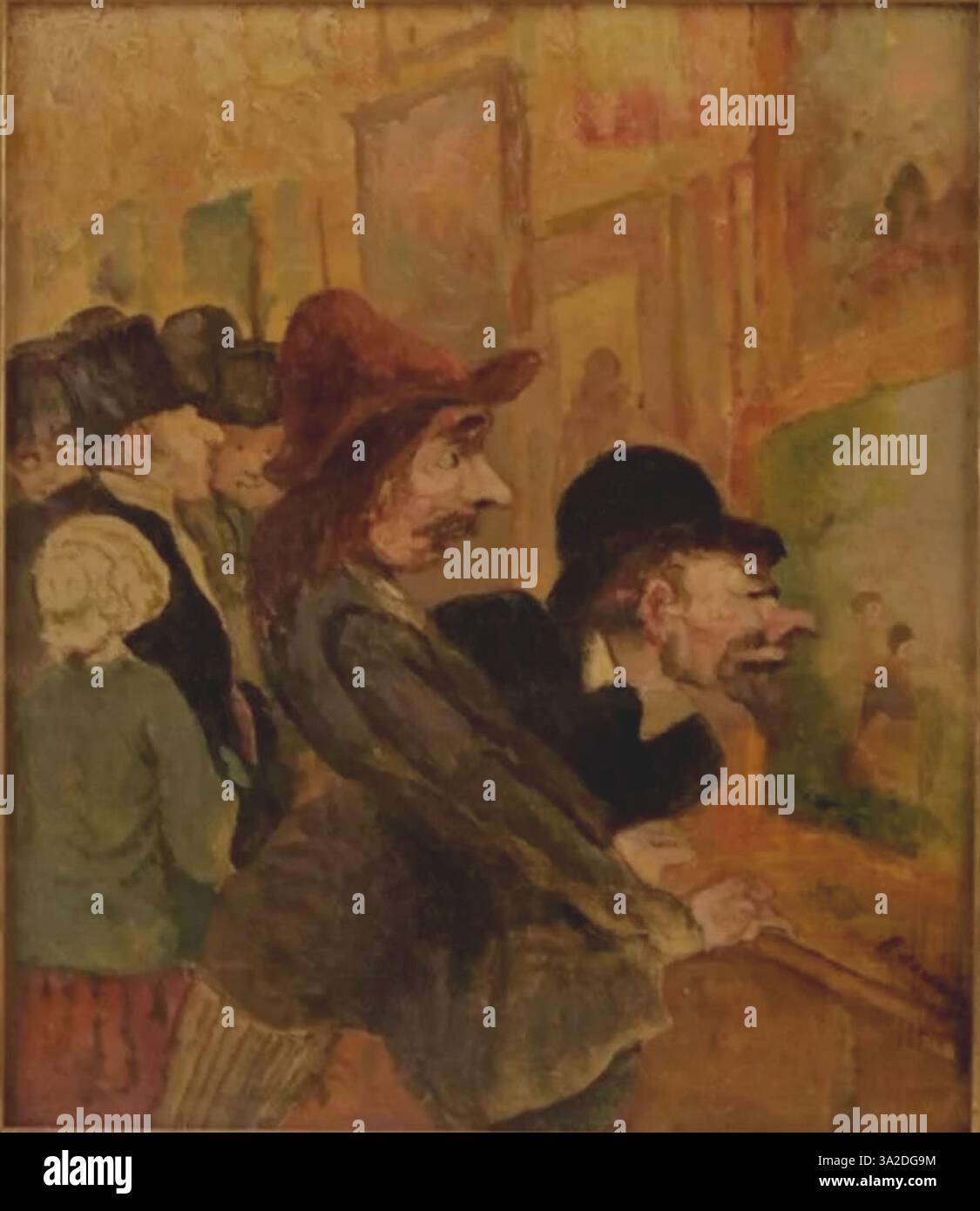 "DR13230" di Honoré Daumier critica la società francese del XIX secolo attraverso la caricatura e la satira, concentrandosi su questioni politiche e sociali con figure esagerate e umorismo. Foto Stock