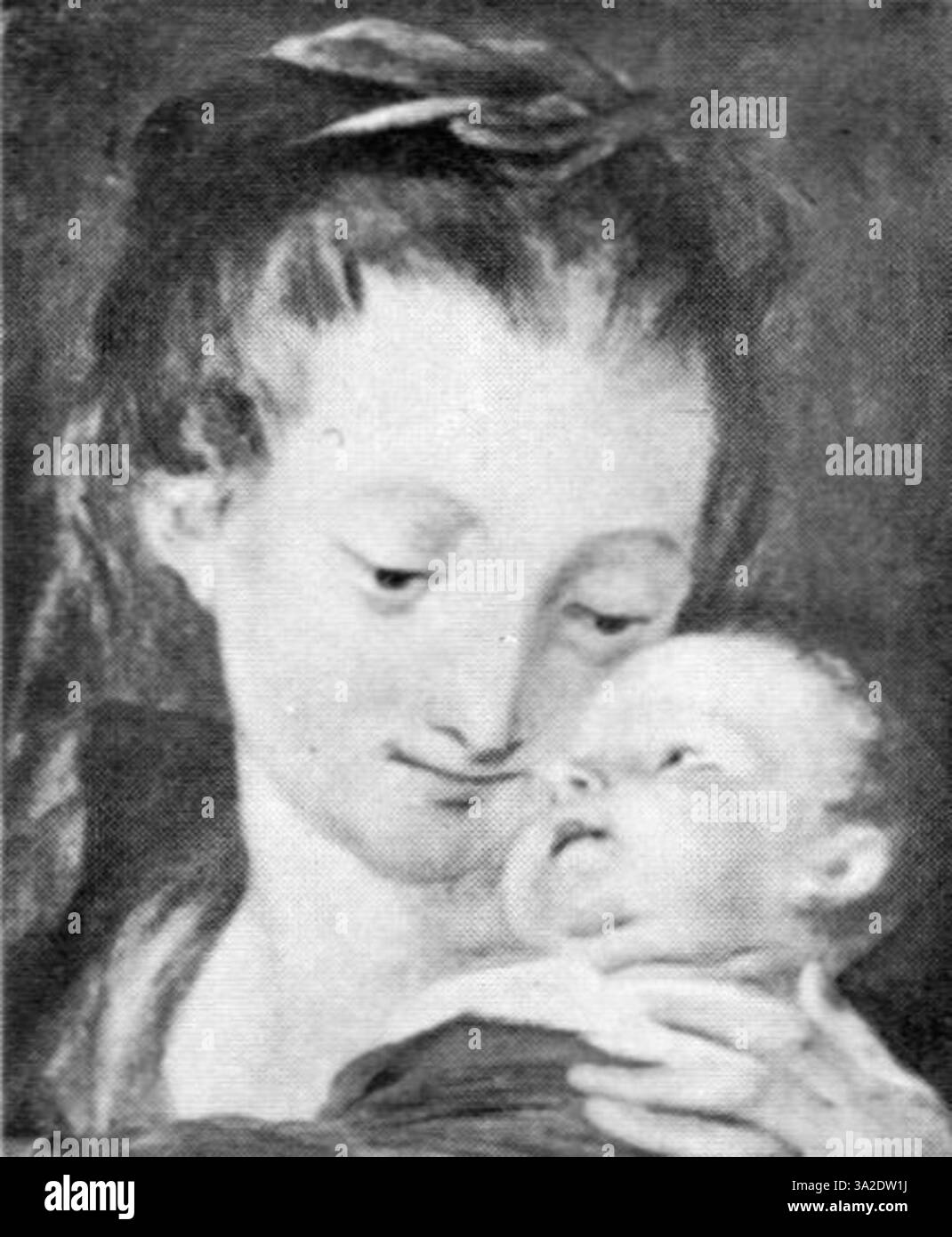 In questo lavoro, Watteau esplora il tema rococò del tempo libero, con figure in un ambiente pastorale o aristocratico. La tavolozza pastello e l'illuminazione delicata esaltano il senso di eleganza spensierata caratteristica del suo stile. Foto Stock