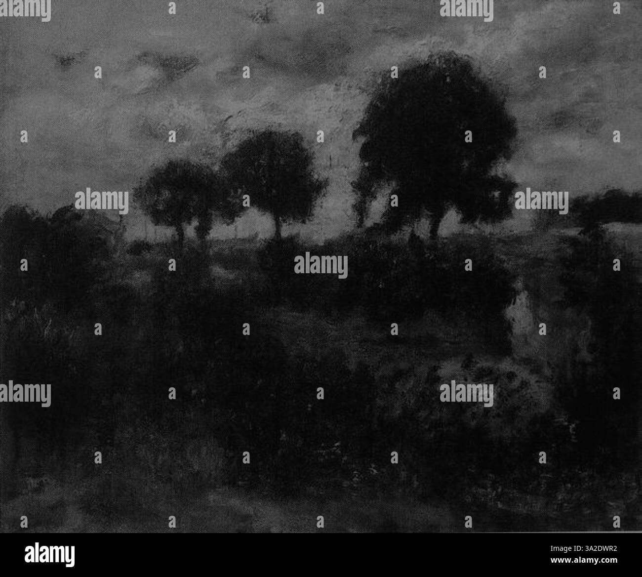 Le opere d'arte di Renoir ritraggono le figure in un vivace raduno, con colori vivaci e pennellate espressive che catturano l'energia del momento. Foto Stock