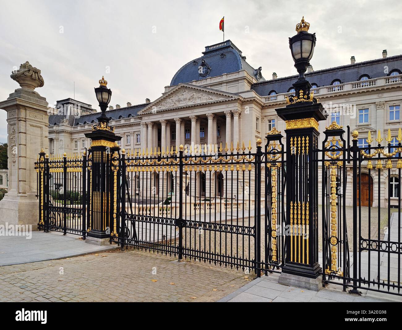 Palazzo reale di Bruxelles, Palais Royal de Bruxelles, Belgio, Bruxelles Foto Stock