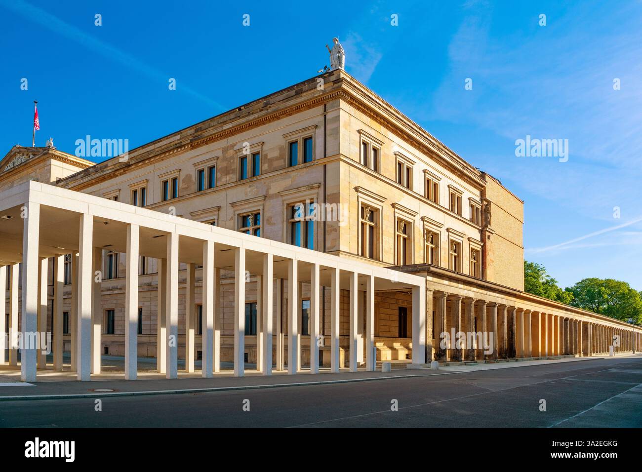 James-Simon-Galerie, nuovo museo sull'Isola dei Musei, Germania, Berlino Foto Stock
