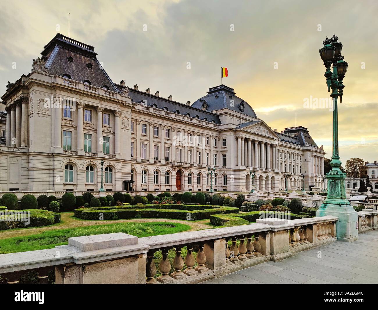 Palazzo reale di Bruxelles, Palais Royal de Bruxelles, Belgio, Bruxelles Foto Stock