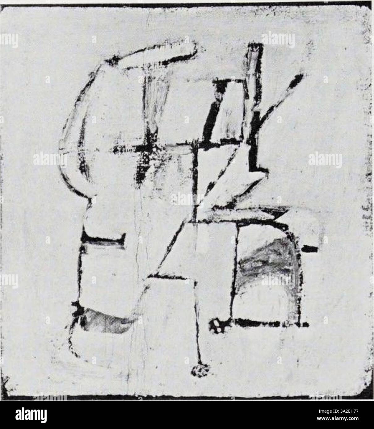 In questo dipinto, Arshile Gorky esplora profondità psicologica e risonanza emotiva attraverso forme organiche e audaci contrasti di colore nel surrealismo astratto. Foto Stock