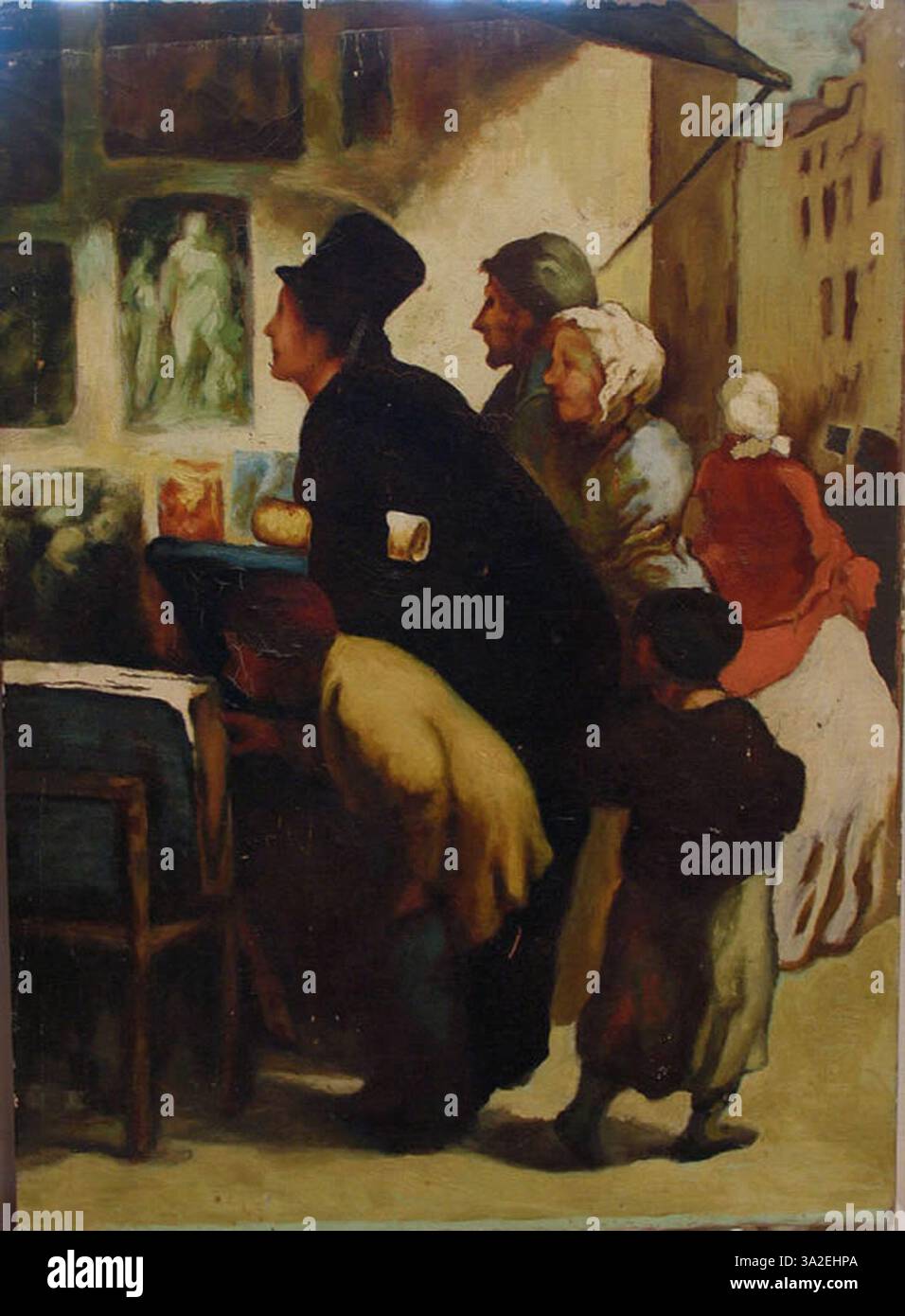 In "DR13201", Honoré Daumier utilizza la caricatura per commentare le condizioni politiche e sociali della Francia del XIX secolo, usando l'umorismo e le forme esagerate per criticare il comportamento sociale. Foto Stock