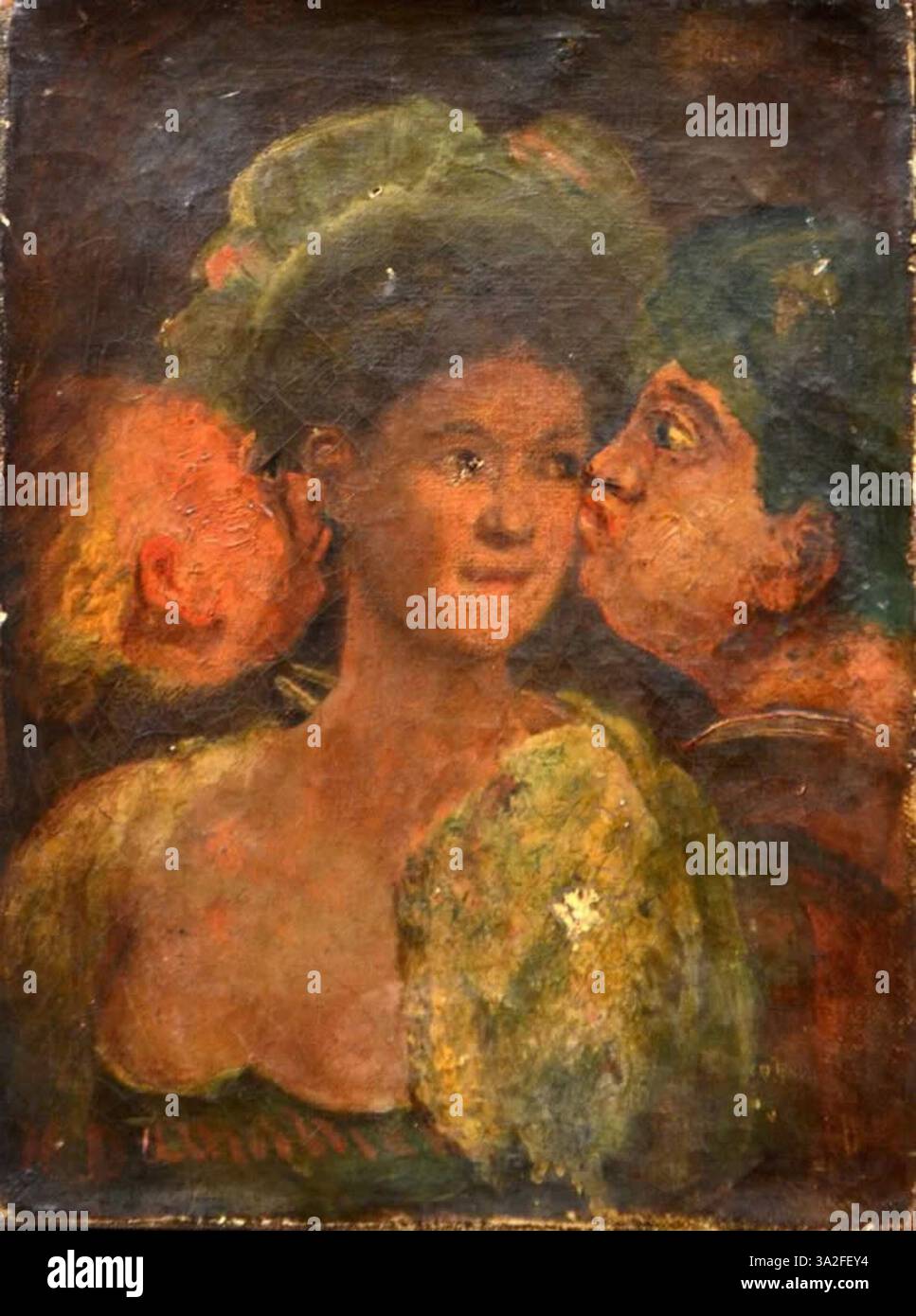 "DR13229" presenta l'uso della caricatura da parte di Honoré Daumier per criticare le dinamiche politiche e sociali della Francia del XIX secolo, usando l'umorismo e l'esagerazione per commentare le disuguaglianze sociali. Foto Stock