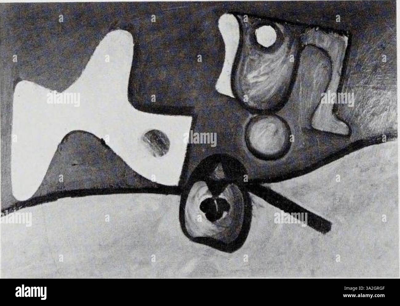 "201" di Gorky integra forme organiche con ricchi contrasti di colore, creando una profondità emotiva e psicologica attraverso la composizione astratta. Foto Stock