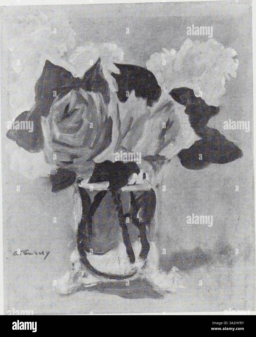 Questo dipinto astratto di Arshile Gorky unisce forme organiche a pennellate dinamiche e colori vivaci. La composizione riflette l'esplorazione dell'artista di temi emotivi e psicologici. Foto Stock