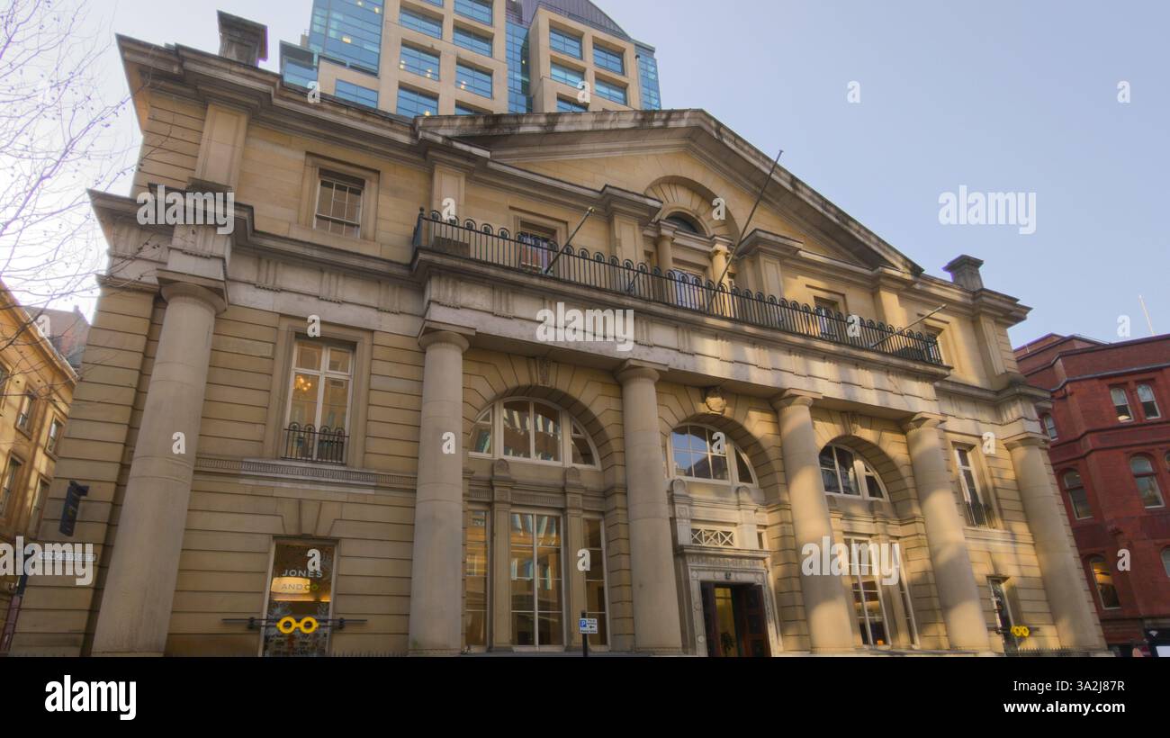 Ex edificio della Banca d'Inghilterra. King Street, Manchester, Regno Unito Foto Stock