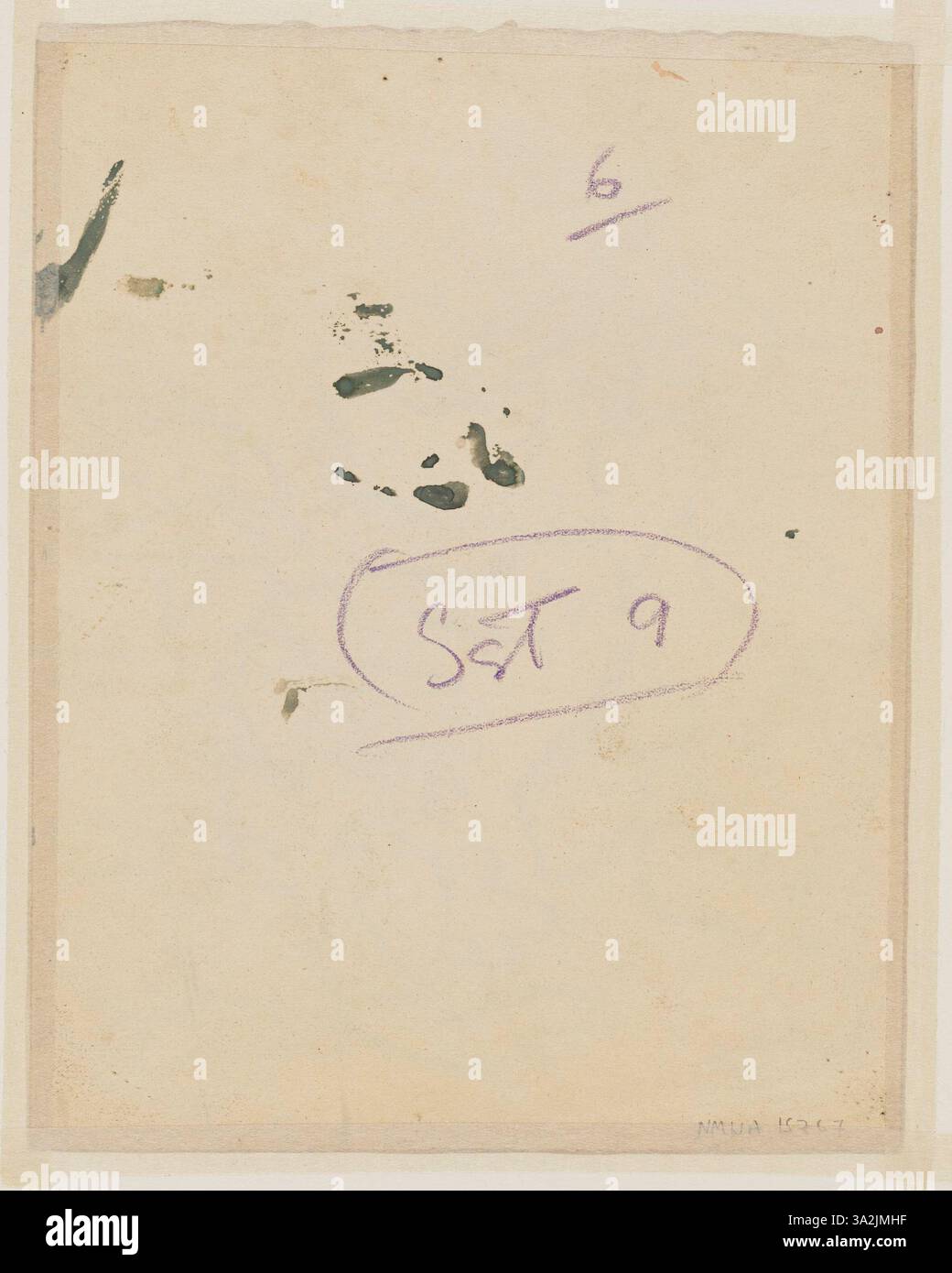 Questa variante del dipinto delle ortiche presenta un primo piano delle piante, enfatizzando la consistenza e le forme intricate del fogliame. Foto Stock