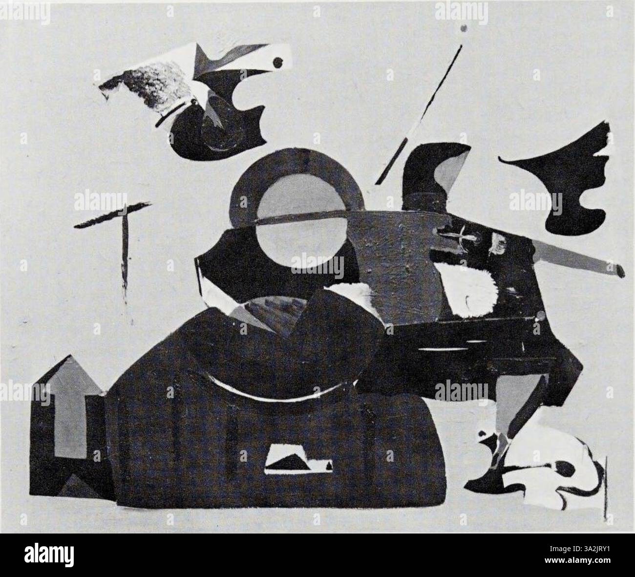 La pittura astratta di Arshile Gorky presenta forme organiche e colori intensi, mescolando surrealismo con astrazione modernista per esprimere temi emotivi e psicologici profondi. Foto Stock