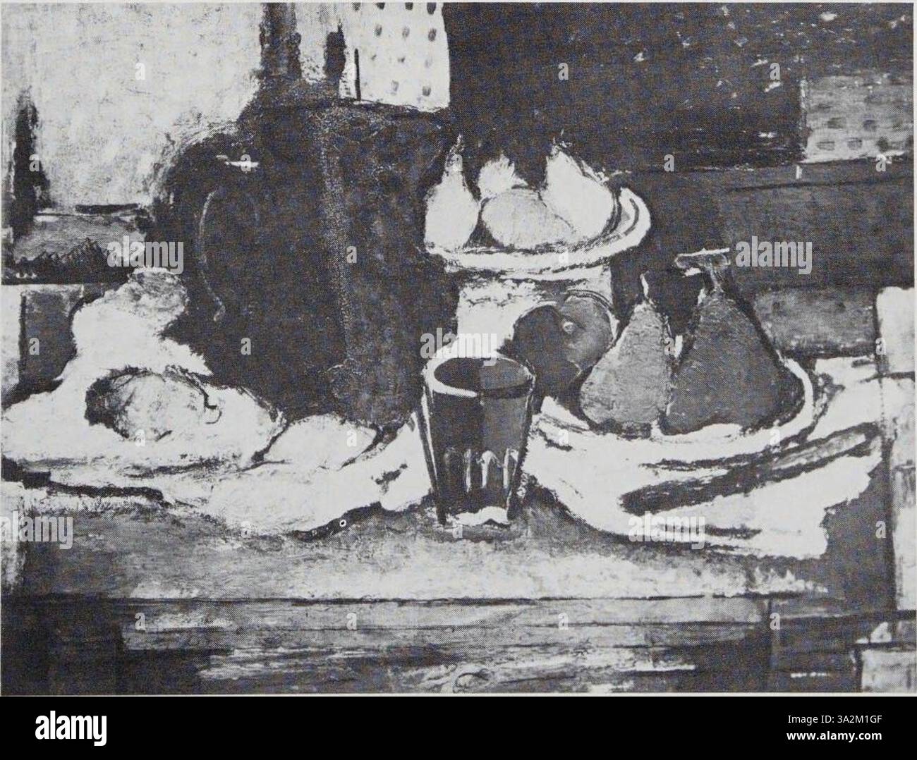 Questo lavoro astratto di Arshile Gorky presenta colori vivaci e forme organiche, esprimendo lo stato emotivo dell'artista attraverso pennellate dinamiche e composizione fluida. Foto Stock