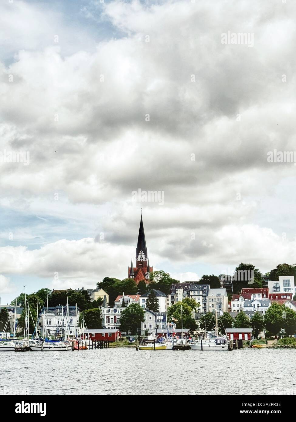 Flensburg, Germania - Immagine stock catturata con smartphone