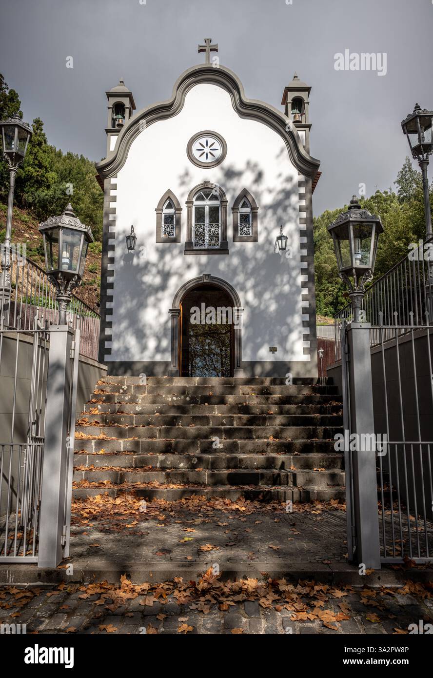 Capela de Nossa Senhora da Conceição, Monte, Madeira Foto Stock