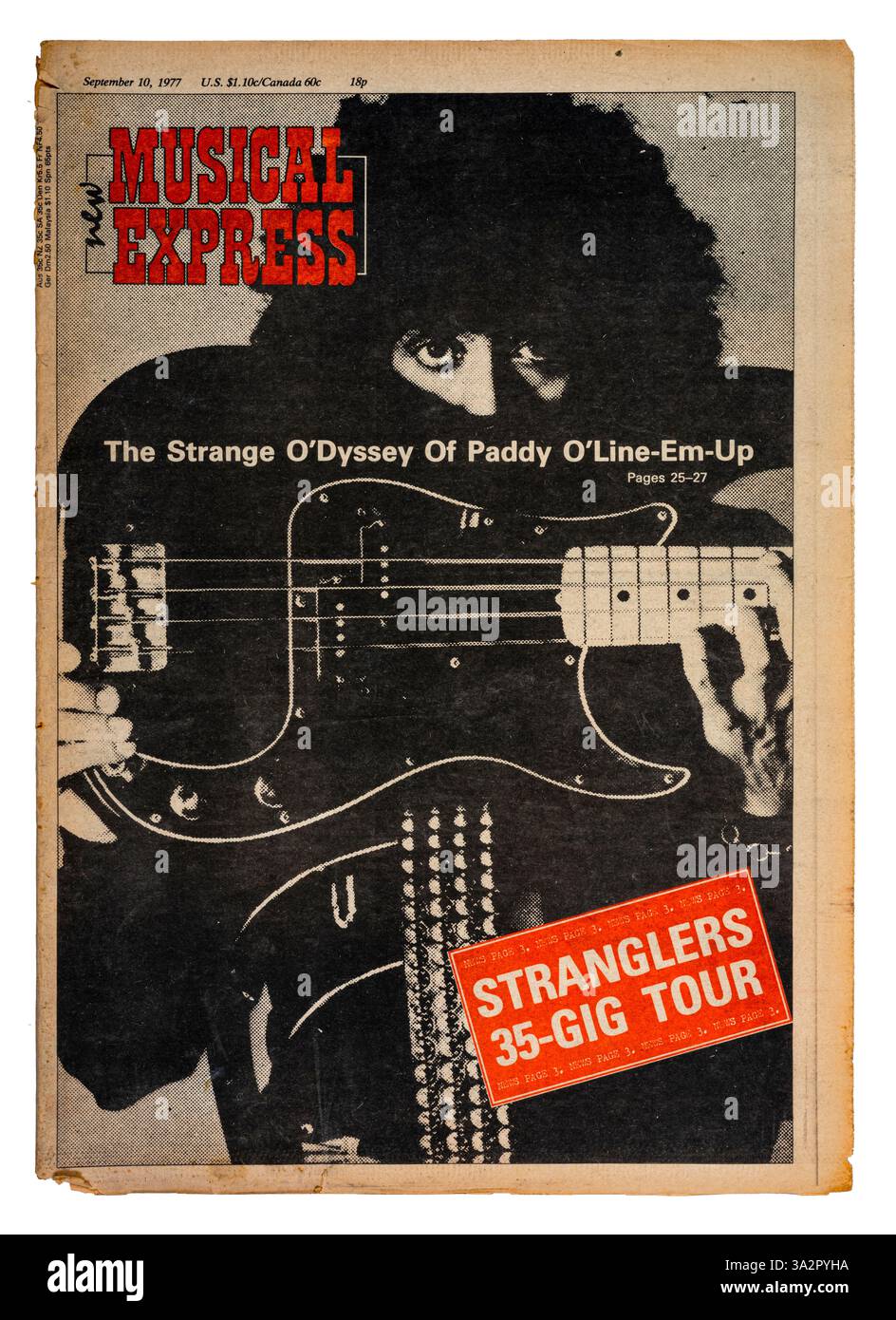 Phil Lynott è stato un musicista irlandese, cantautore e frontman della leggendaria rock band Thin Lizzy. Noto per la sua carismatica presenza scenica. Foto Stock