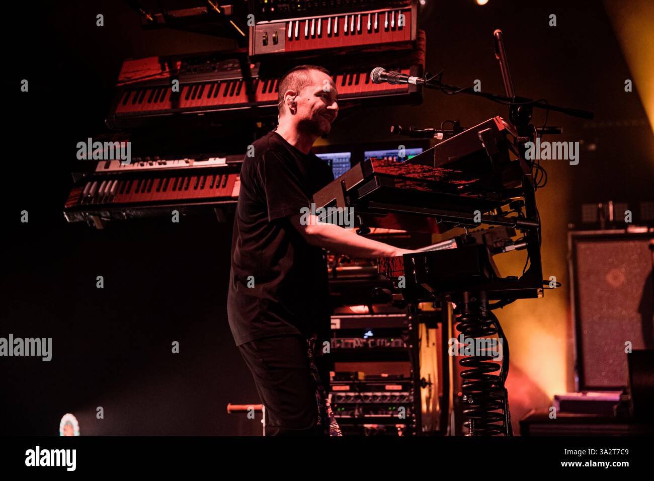 Subsonica concerto dal vivo ad Alcatraz (Milano), 11 marzo 2025 © Giorgia De dato Foto Stock