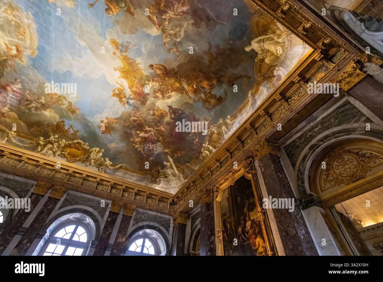 interno del palazzo Foto Stock