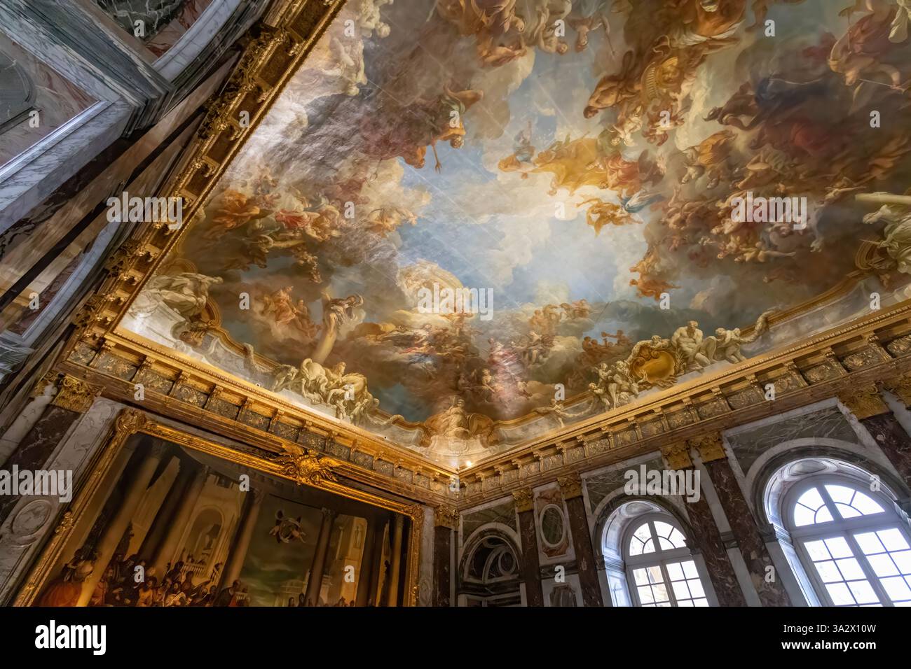 interno del palazzo Foto Stock