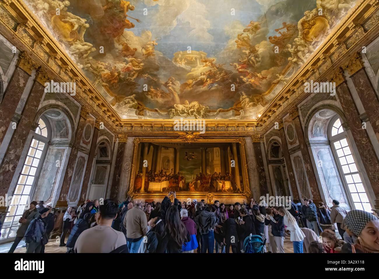 interno del palazzo Foto Stock