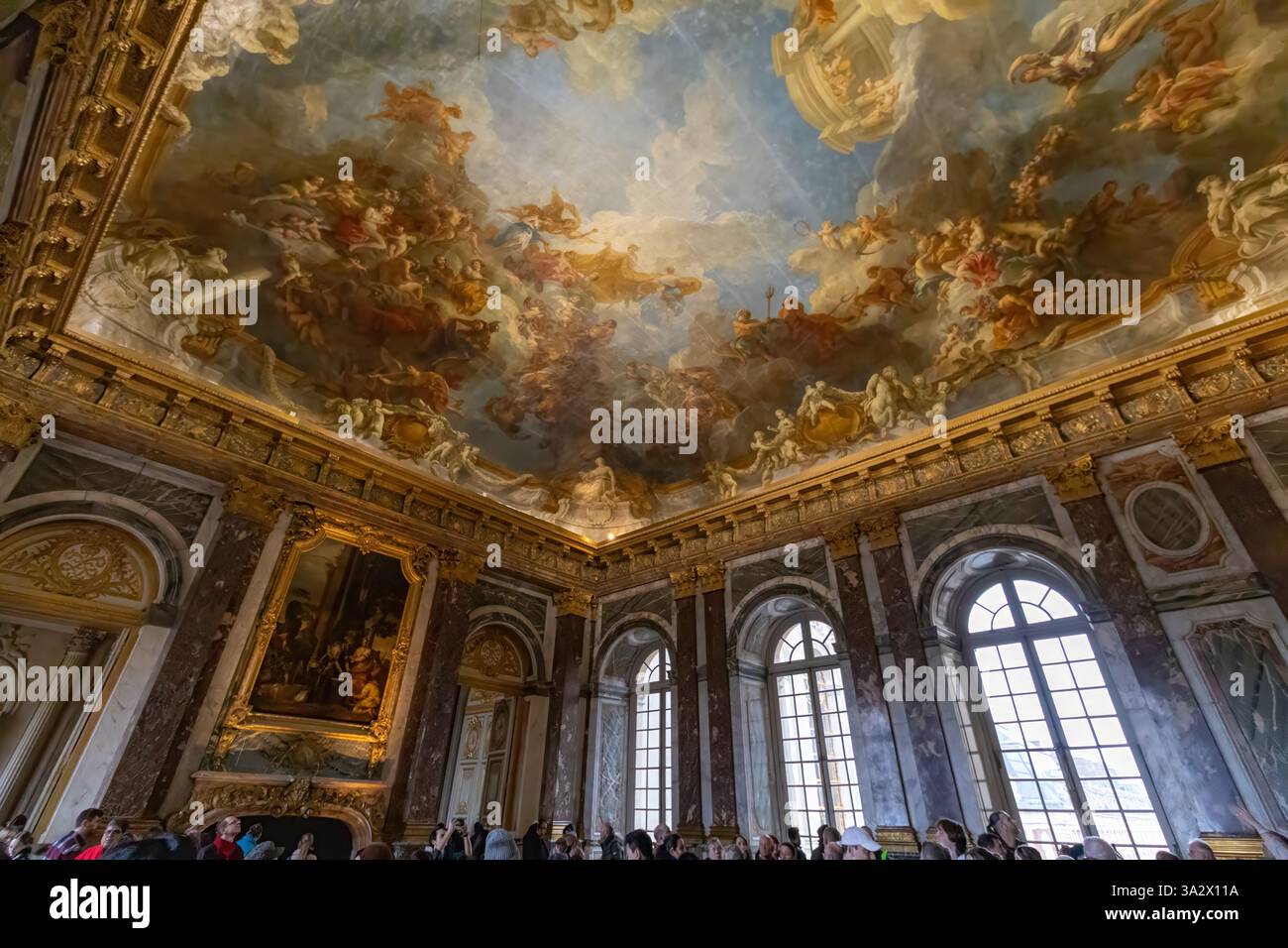 interno del palazzo Foto Stock