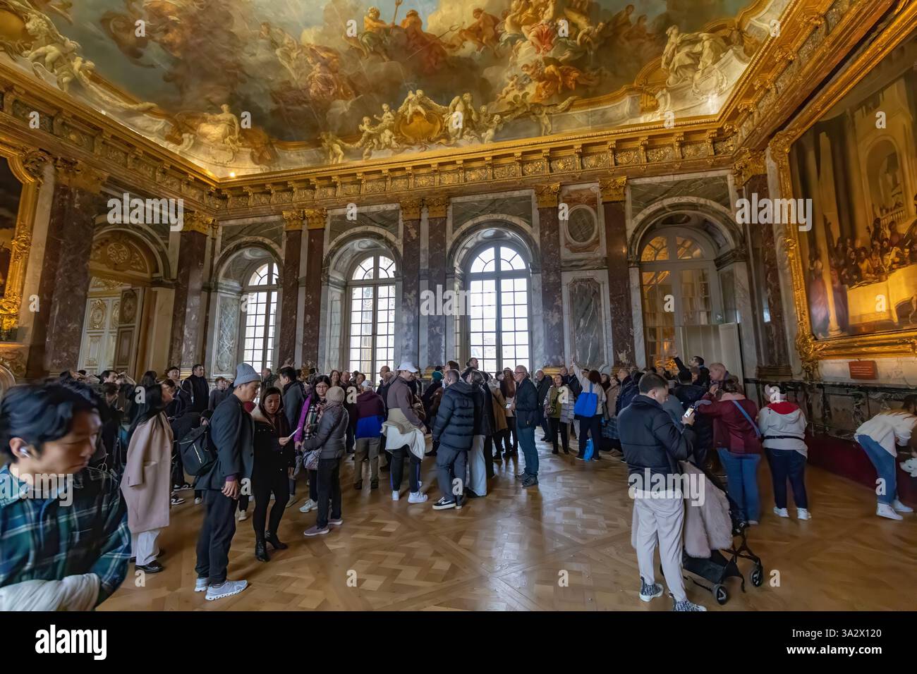 interno del palazzo Foto Stock