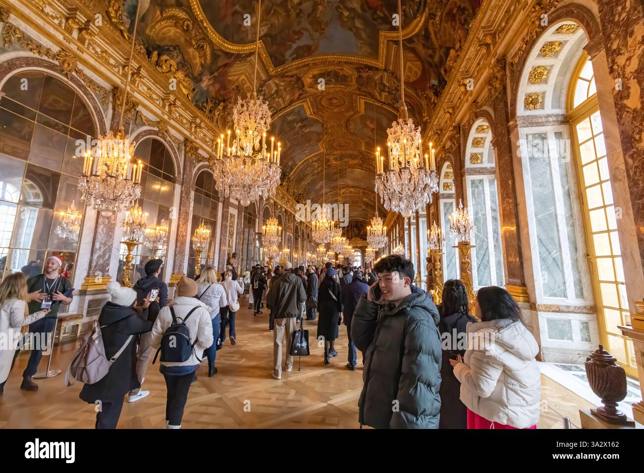 interno del palazzo Foto Stock