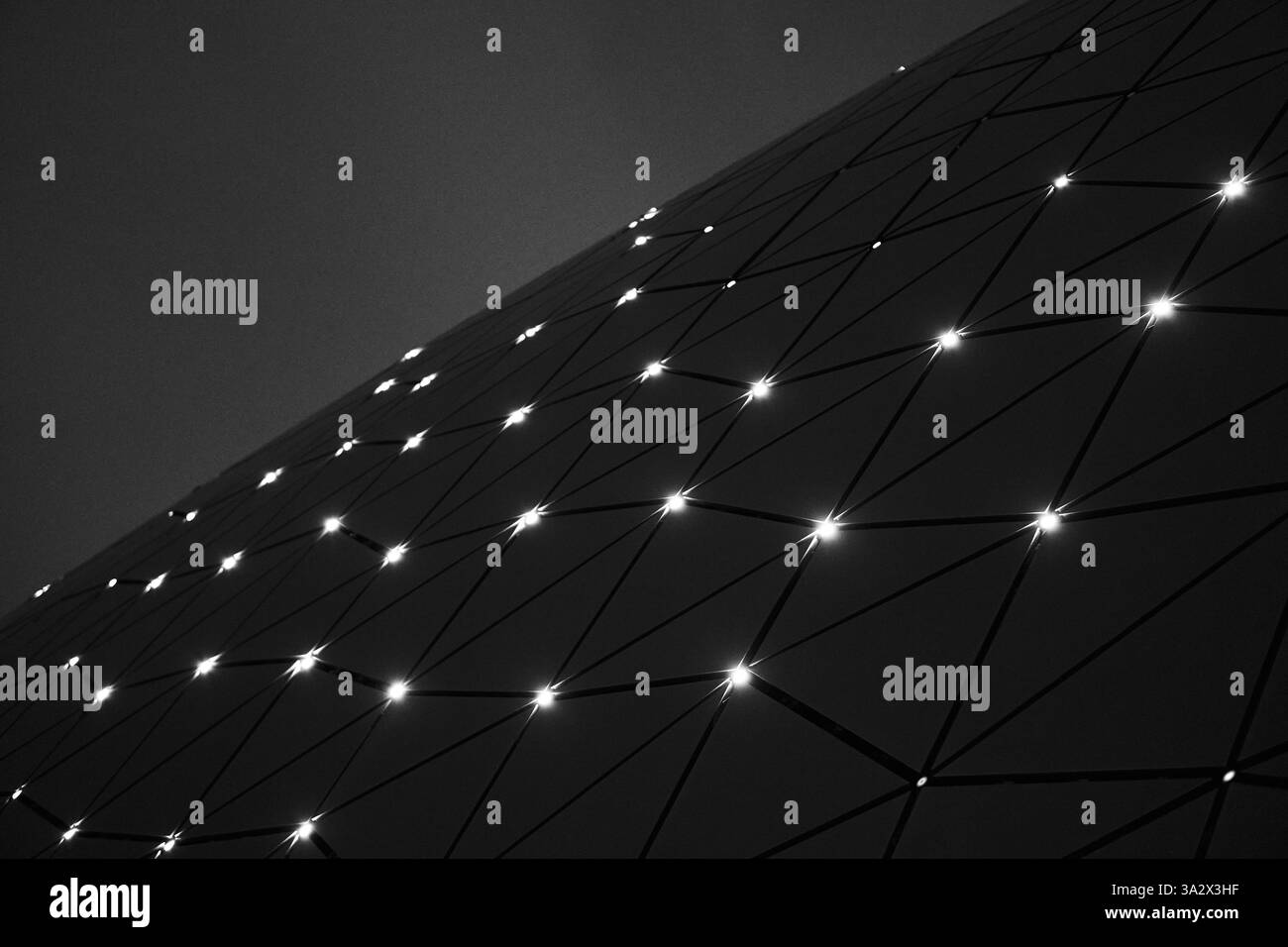 Luci esterne dello stadio Kai Tak Foto Stock