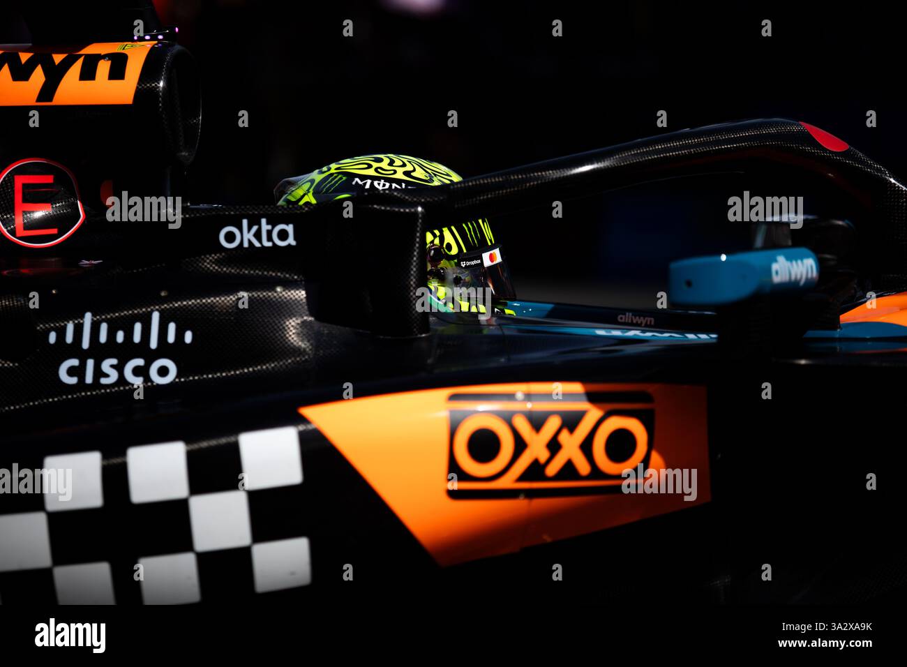 NORRIS Lando (gbr), McLaren F1 Team MCL39, ritratto durante il Gran Premio d'Australia di Formula 1 Louis Vuitton 2025, 1° round del Campionato del mondo di Formula 1 FIA 2025 dal 14 al 16 marzo 2025 sull'Albert Park Grand Prix Circuit, a Melbourne, Australia Foto Stock