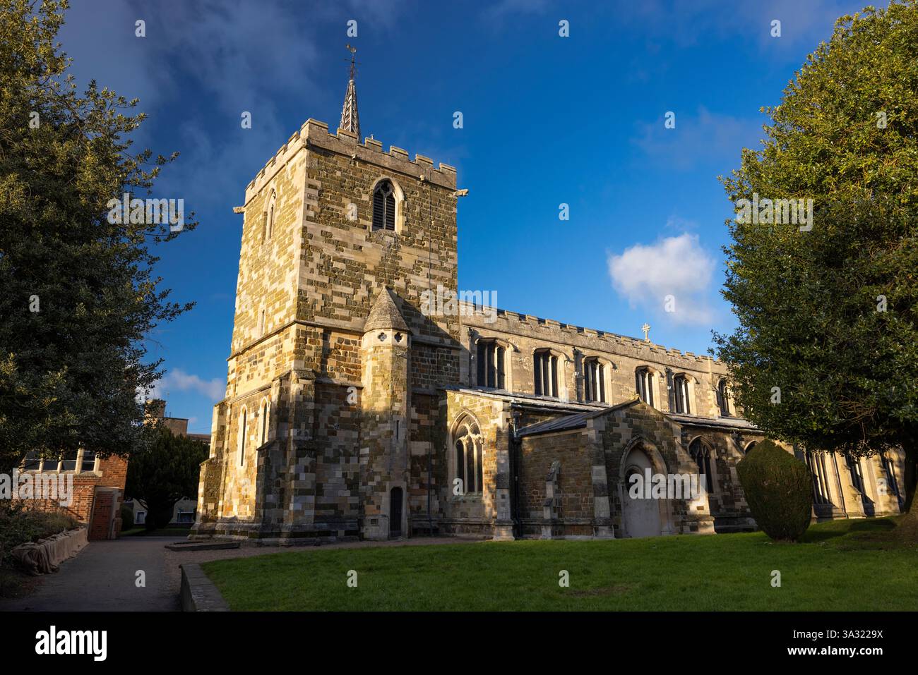 Horncastle, Lincolnshire, Regno Unito - 6 febbraio 2025 - St. Marys Church Foto Stock