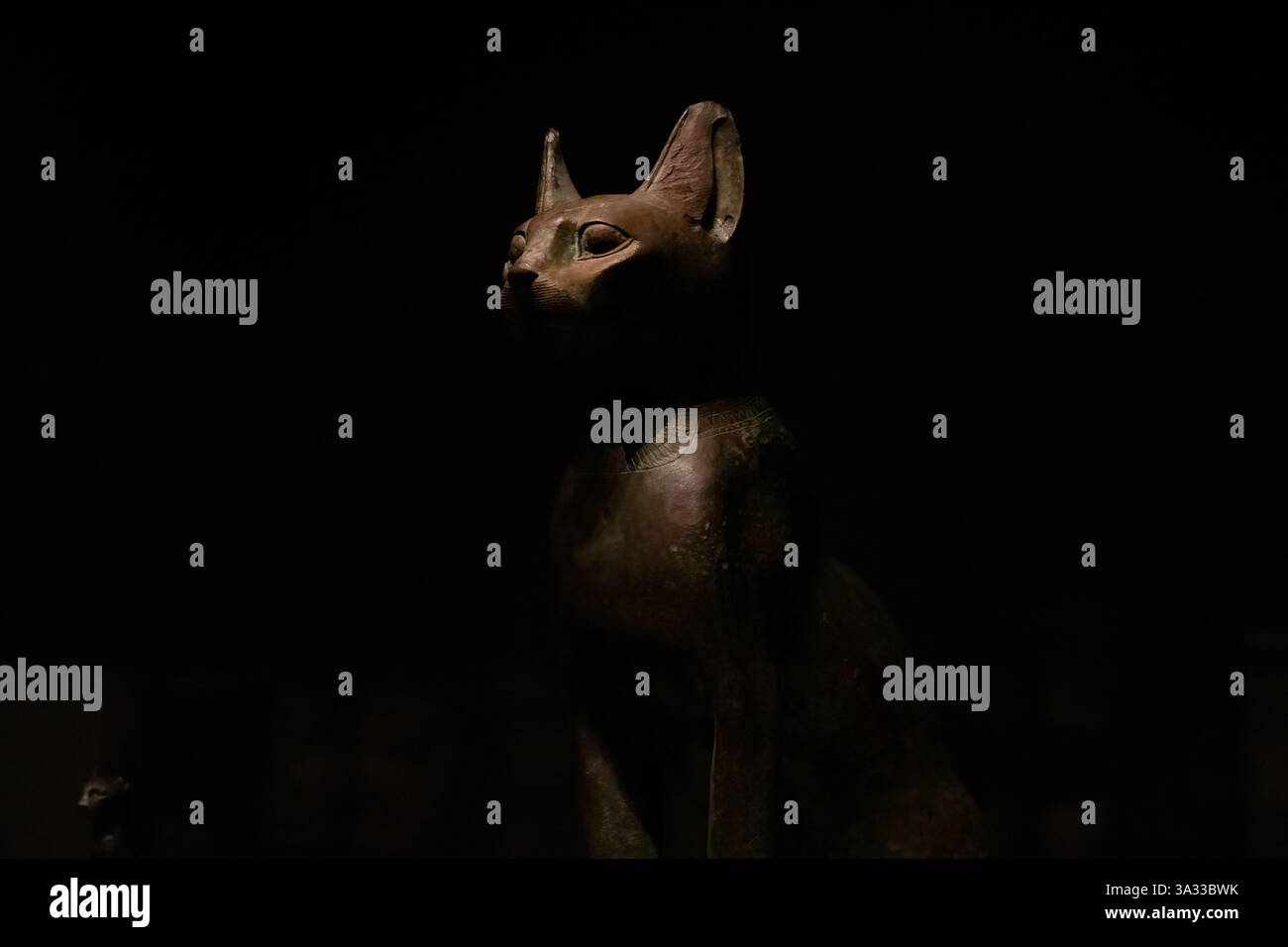 Antichità egizie nel grande Museo Egizio (GEM) Foto Stock