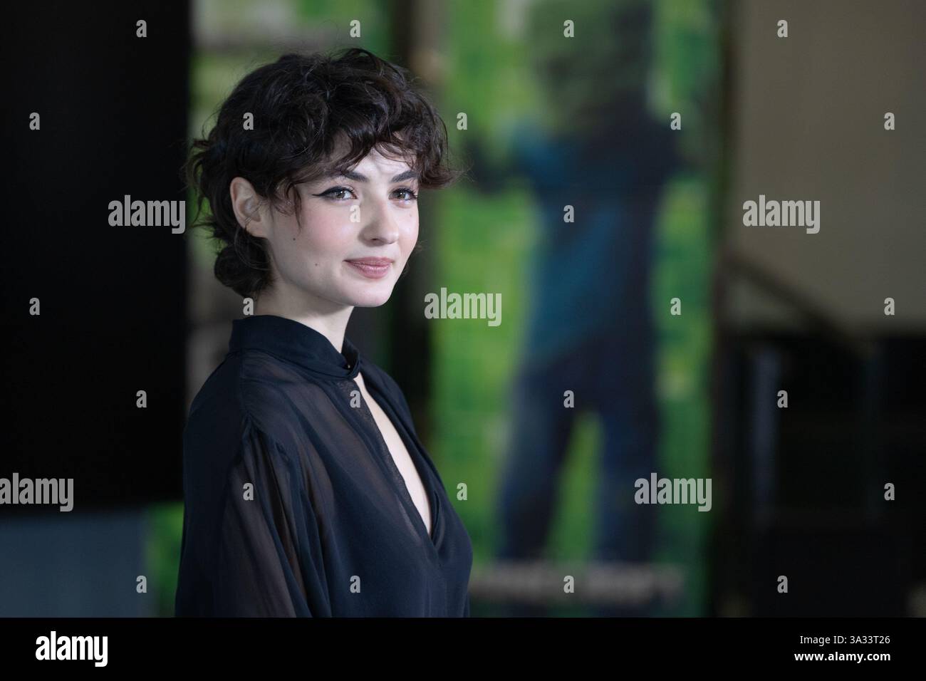 Roma, Italia. 13 marzo 2025. L'attrice Tecla Insolia partecipa al photocall del film "l'albero" al Cinema Adriano di Roma (foto di Matteo Nardone/Pacific Press) Credit: Pacific Press Media Production Corp./Alamy Live News Foto Stock