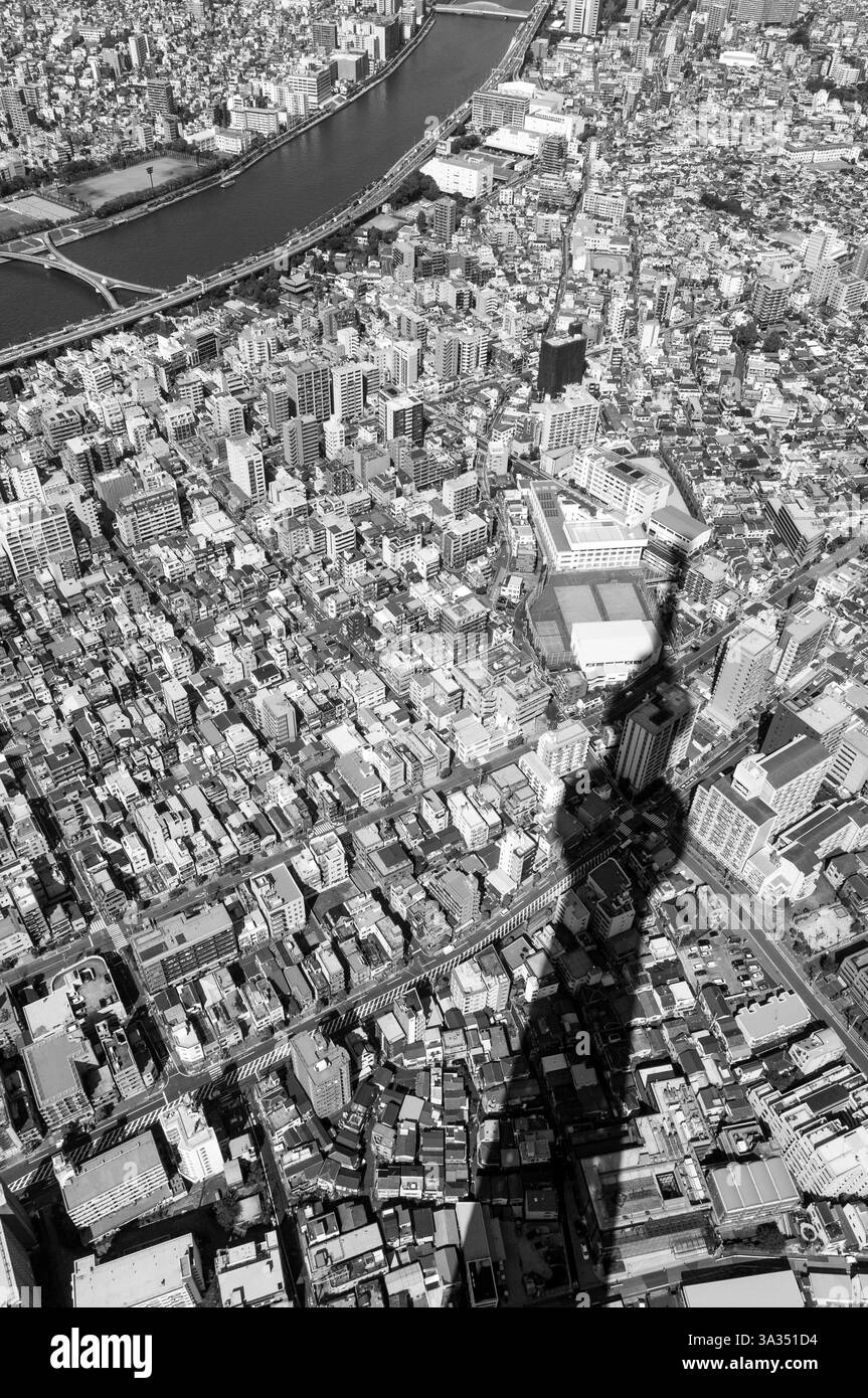 Vista dal Tokyo Skytree Foto Stock