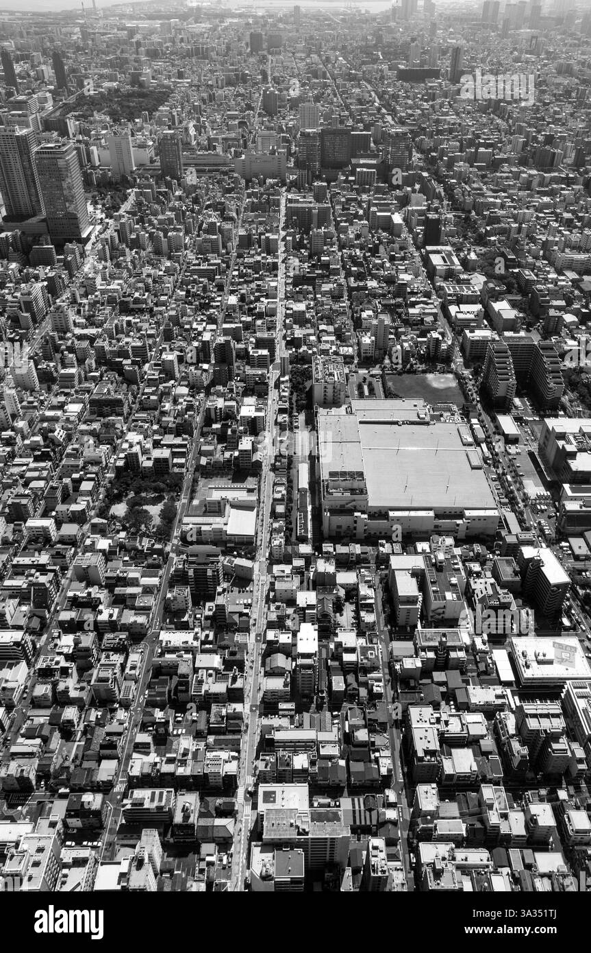 Vista dal Tokyo Skytree Foto Stock