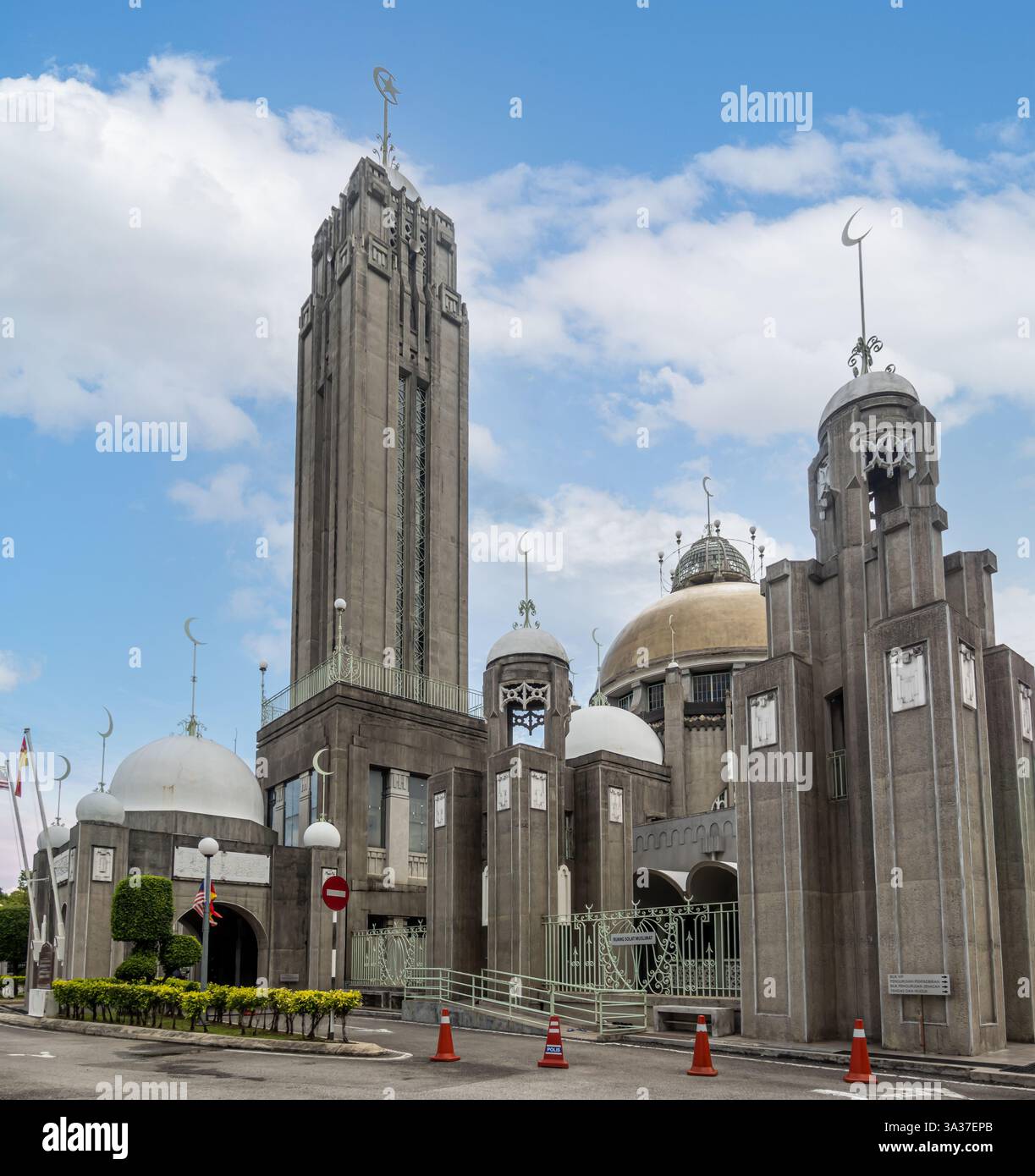 Sultan Sulaiman Royal Mosque, Klang, Selangor, Malesia, architetto Leofric Kesteven, aperto nel 1933 Foto Stock