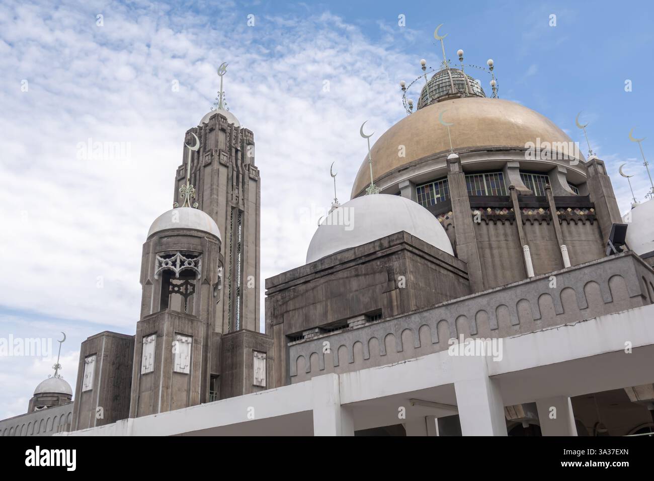 Sultan Sulaiman Royal Mosque, Klang, Selangor, Malesia, architetto Leofric Kesteven, aperto nel 1933 Foto Stock