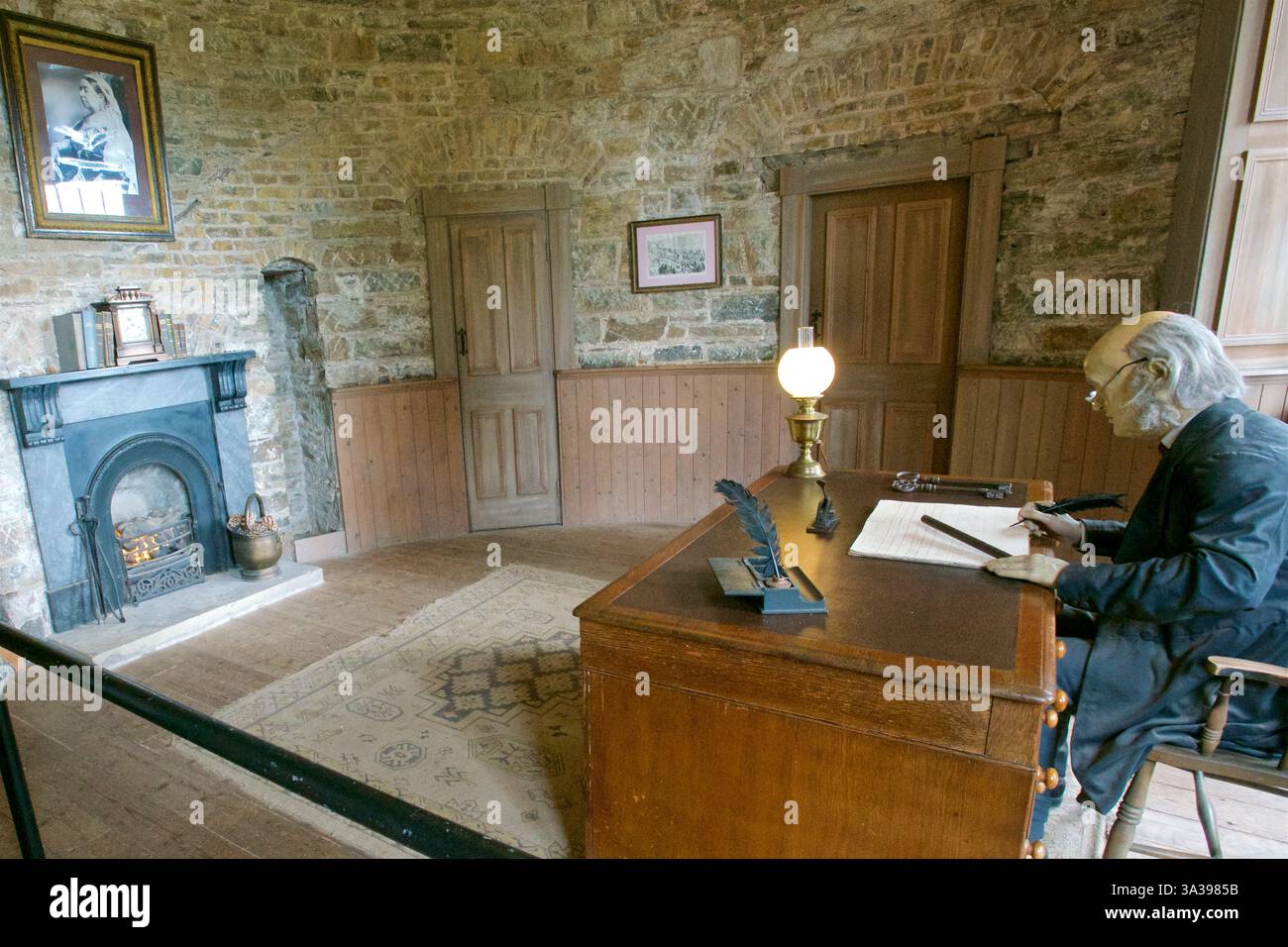 Cork City Gaol, ufficio del governatore, Cork City, Contea di Cork, Repubblica d'Irlanda. Foto Stock