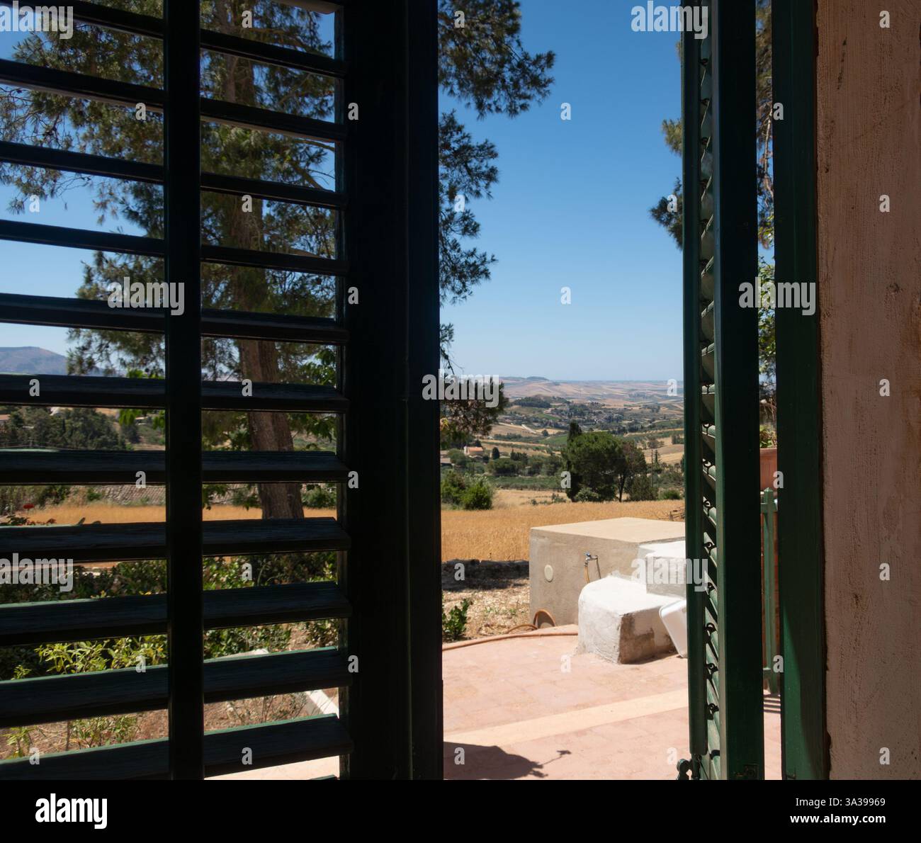 Buseto Palizzolo, comune della Sicilia nord occidentale, in provincia di Trapani Foto Stock