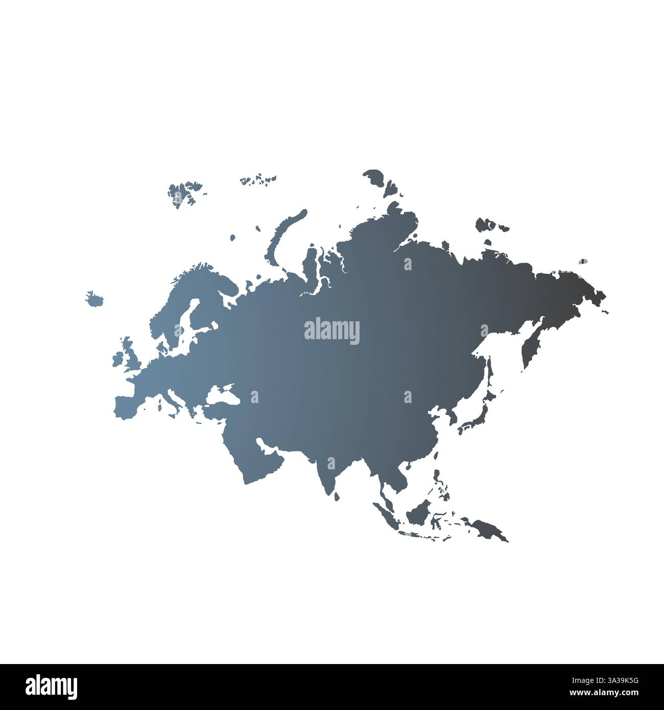 Mappa dell'Eurasia, insegna silhouette. Mappa del mondo Globe. Illustrazione vettoriale isolata su sfondo trasparente. Europa e Asia Illustrazione Vettoriale