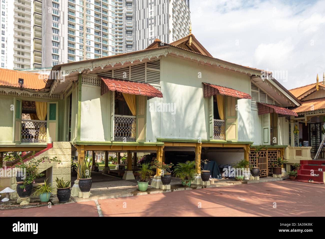 Villa Sentosa Heritage Museum, Melaca, Malesia Foto Stock