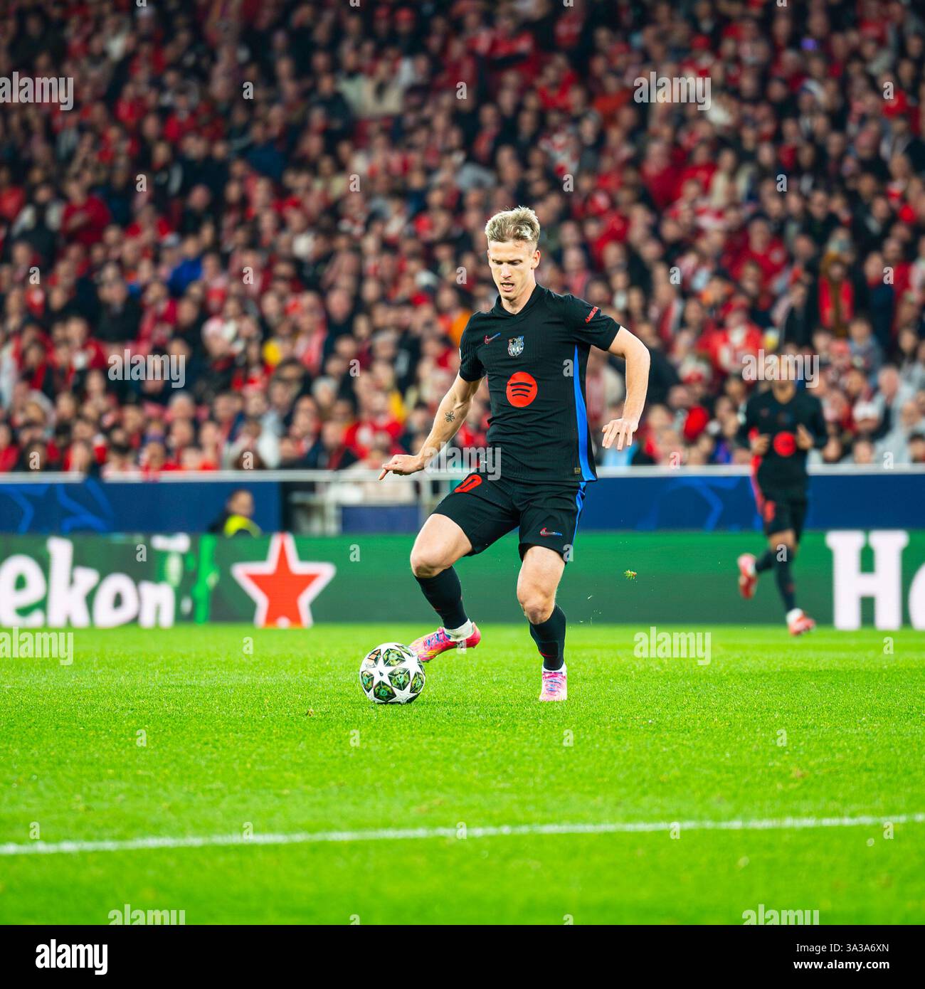 UEFA Champions League SLBenfica vs FC Barcelona 5 marzo Lisbona Foto Stock