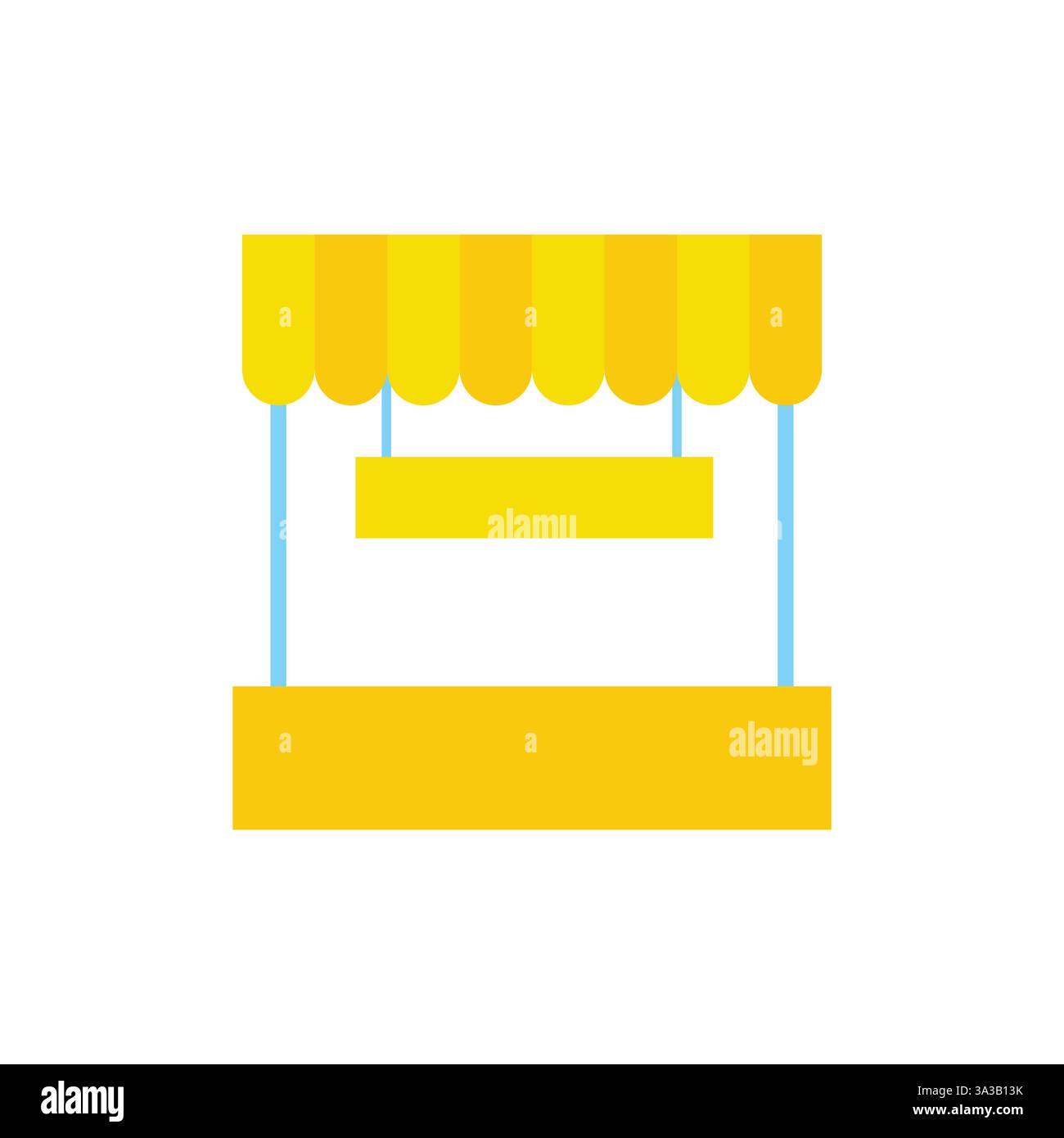 Logo dello stand in limonata illustrato unico Illustrazione Vettoriale