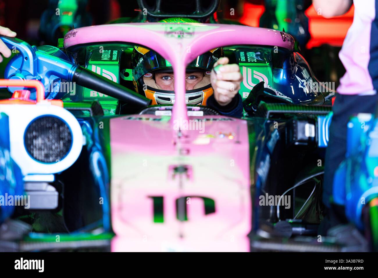 GASLY Pierre (fra), Alpine F1 Team A525, ritratto durante il Gran Premio d'Australia di Formula 1 Louis Vuitton 2025, 1° round del Campionato del mondo di Formula 1 FIA 2025 dal 14 al 16 marzo 2025 sull'Albert Park Grand Prix Circuit di Melbourne, Australia Foto Stock