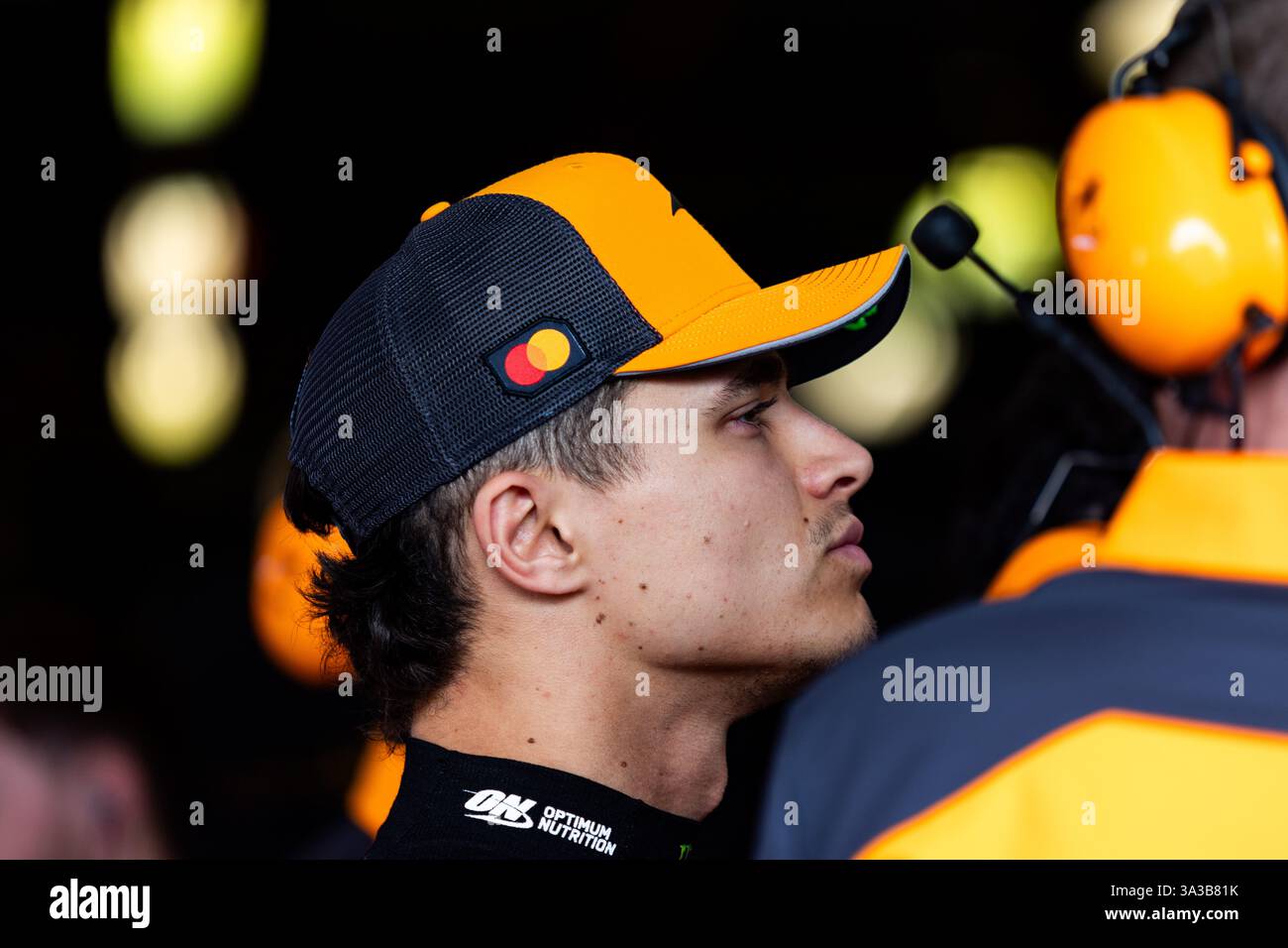 NORRIS Lando (gbr), McLaren F1 Team MCL39, ritratto durante il Gran Premio d'Australia di Formula 1 Louis Vuitton 2025, 1° round del Campionato del mondo di Formula 1 FIA 2025 dal 14 al 16 marzo 2025 sull'Albert Park Grand Prix Circuit, a Melbourne, Australia Foto Stock