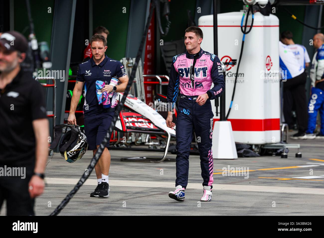 DOOHAN Jack (aus), Alpine F1 Team A525, ritratto durante il Gran Premio d'Australia di Formula 1 Louis Vuitton 2025, 1° round del Campionato del mondo di Formula 1 FIA 2025 dal 14 al 16 marzo 2025 sull'Albert Park Grand Prix Circuit, a Melbourne, Australia Foto Stock