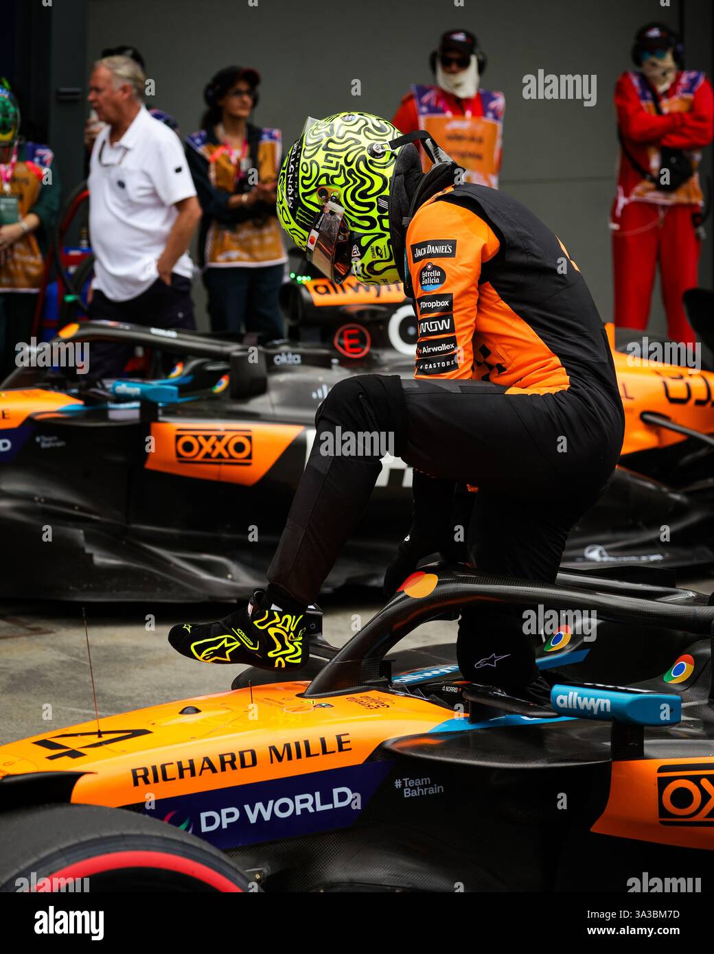 NORRIS Lando (gbr), McLaren F1 Team MCL39, ritratto durante il Gran Premio d'Australia di Formula 1 Louis Vuitton 2025, 1° round del Campionato del mondo di Formula 1 FIA 2025 dal 14 al 16 marzo 2025 sull'Albert Park Grand Prix Circuit, a Melbourne, Australia Foto Stock