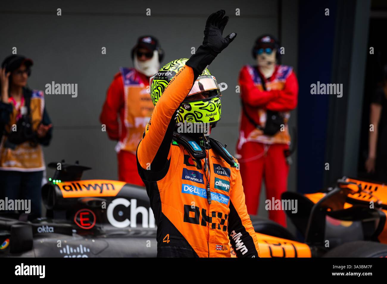NORRIS Lando (gbr), McLaren F1 Team MCL39, ritratto durante il Gran Premio d'Australia di Formula 1 Louis Vuitton 2025, 1° round del Campionato del mondo di Formula 1 FIA 2025 dal 14 al 16 marzo 2025 sull'Albert Park Grand Prix Circuit, a Melbourne, Australia Foto Stock
