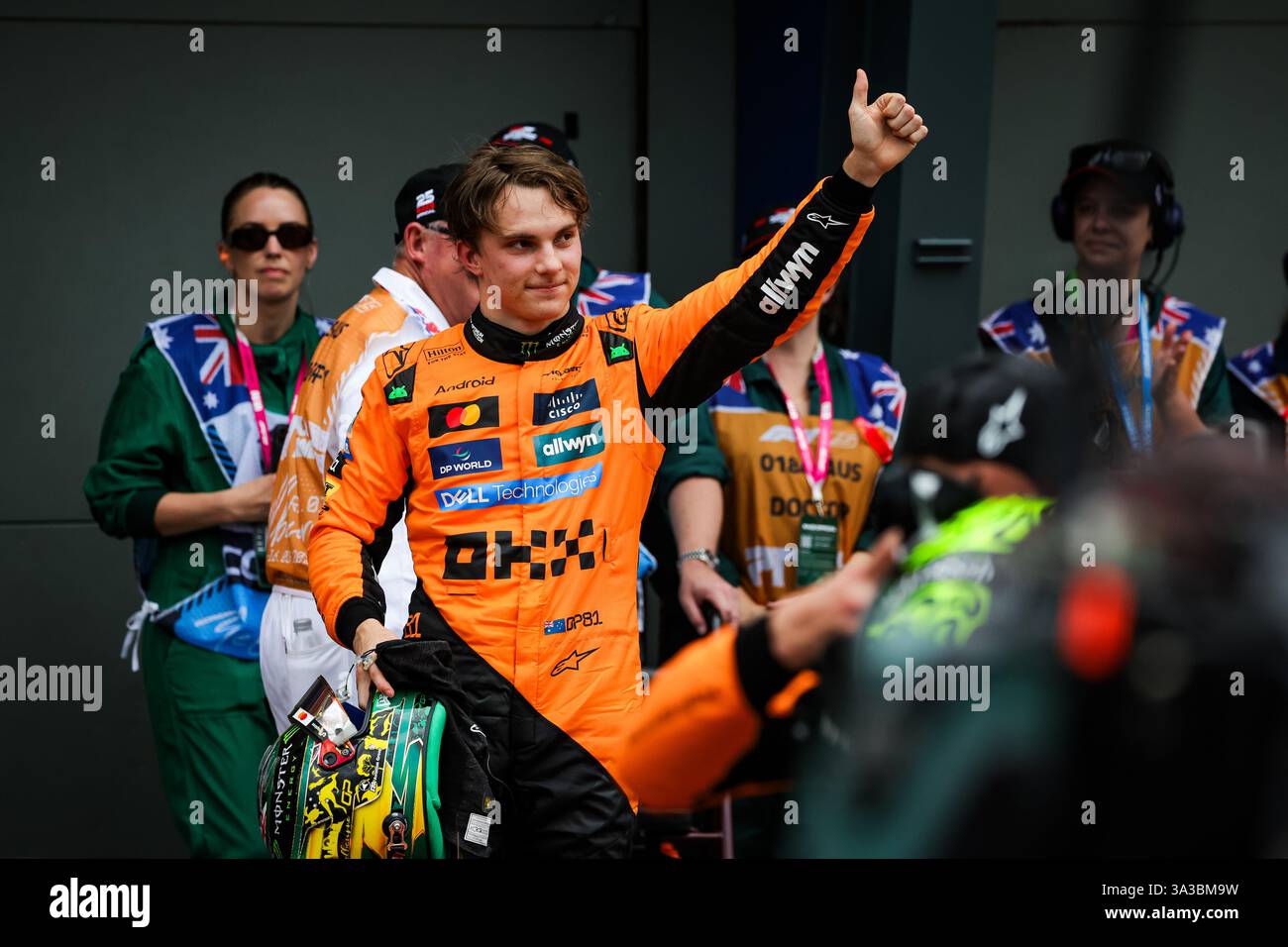 PIASTRI Oscar (aus), McLaren F1 Team MCL39, ritratto durante il Gran Premio d'Australia di Formula 1 Louis Vuitton 2025, 1° round del Campionato del mondo di Formula 1 FIA 2025 dal 14 al 16 marzo 2025 sull'Albert Park Grand Prix Circuit, a Melbourne, Australia Foto Stock